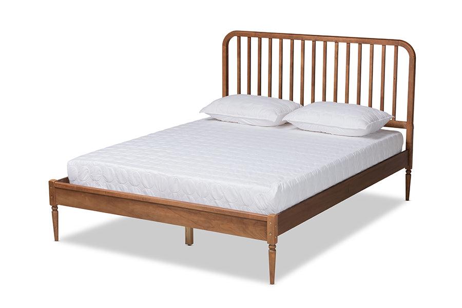 Neilan Modern and Contemporary Finished Wood Platform Bed