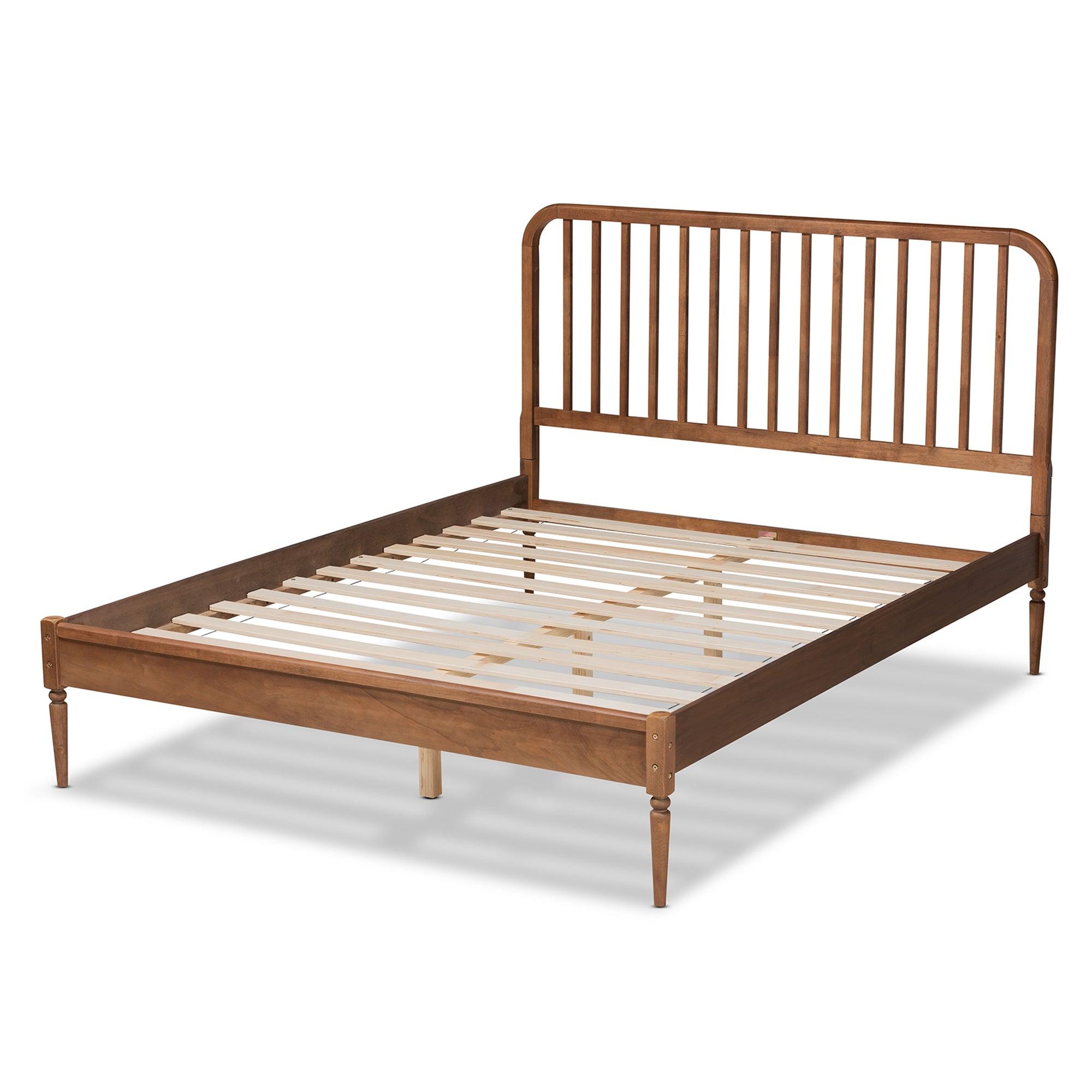 Neilan Modern and Contemporary Finished Wood Platform Bed