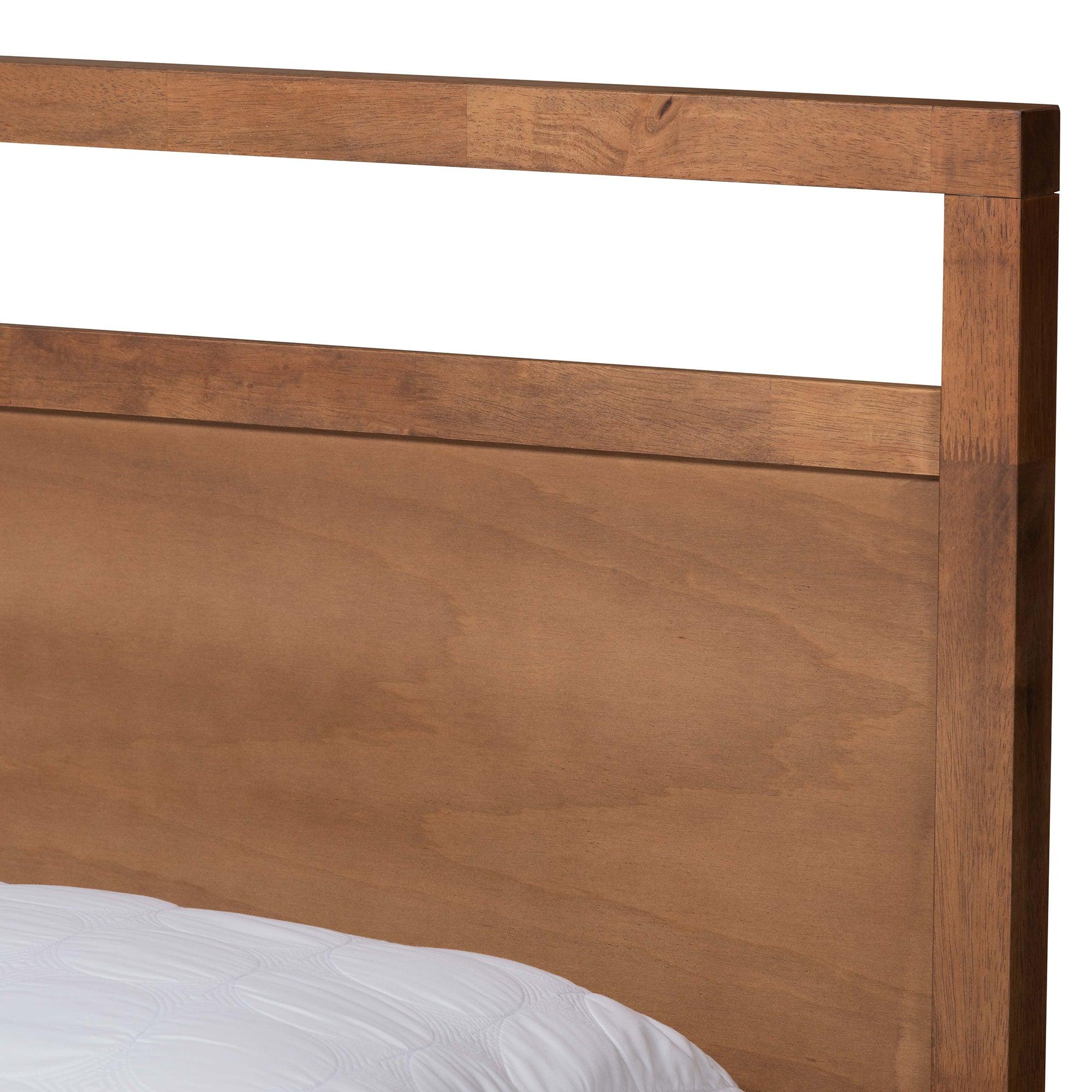 Saffron Modern and Contemporary Finished Wood 4-Drawer Platform Storage Bed