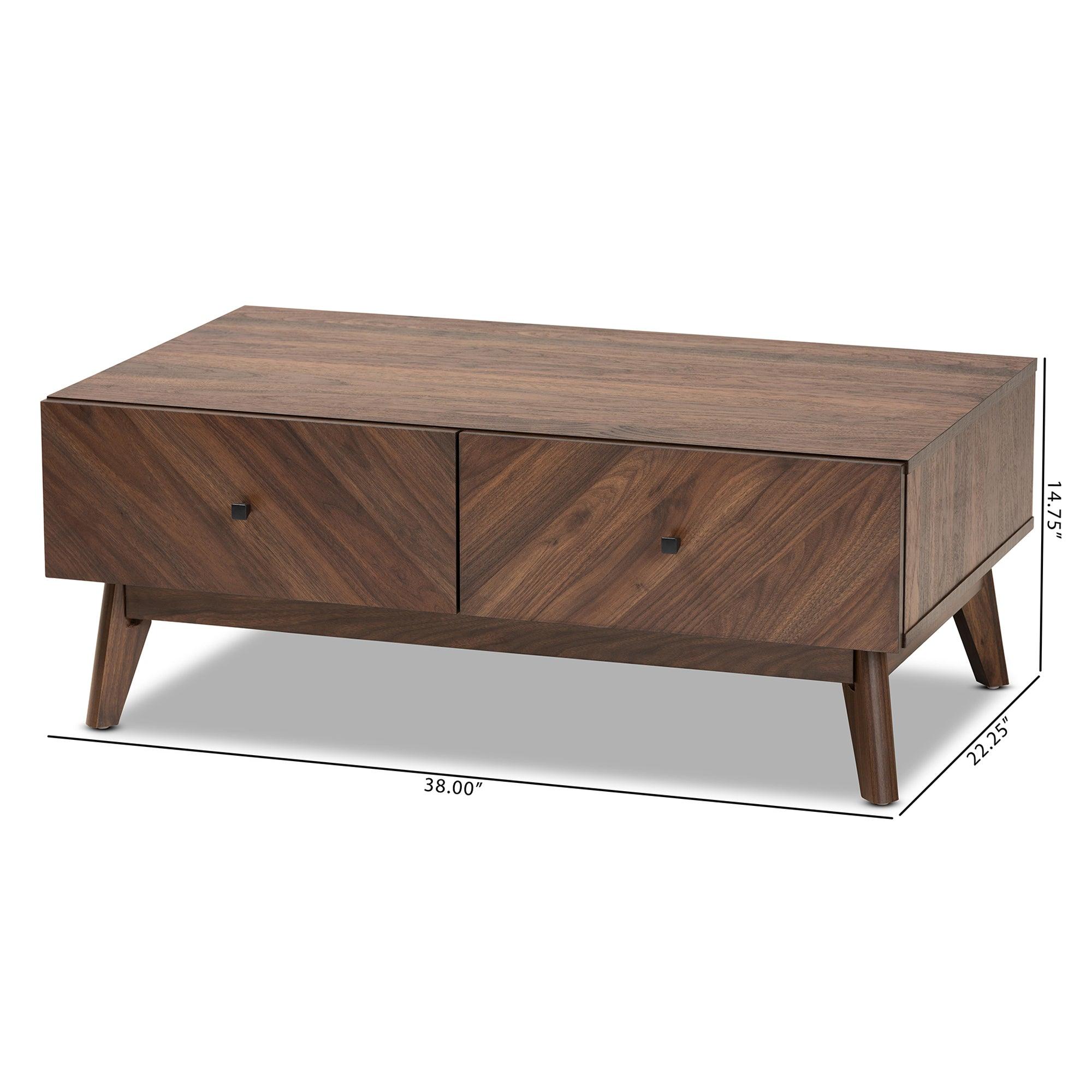 Hartman Mid-Century Modern Finished Wood Coffee Table