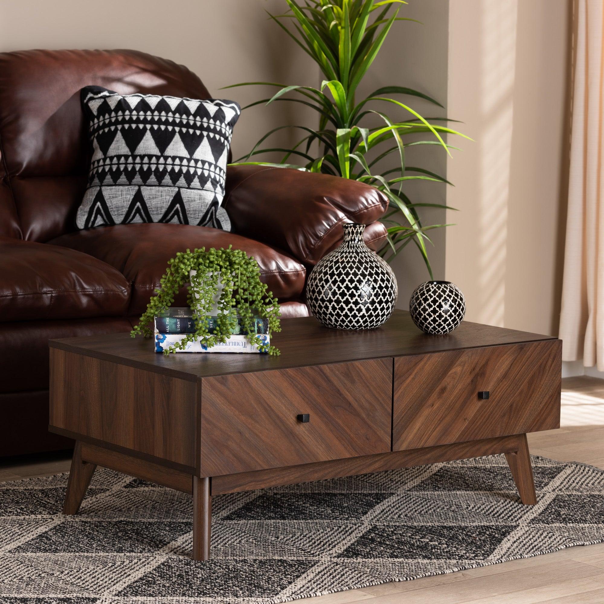 Hartman Mid-Century Modern Finished Wood Coffee Table