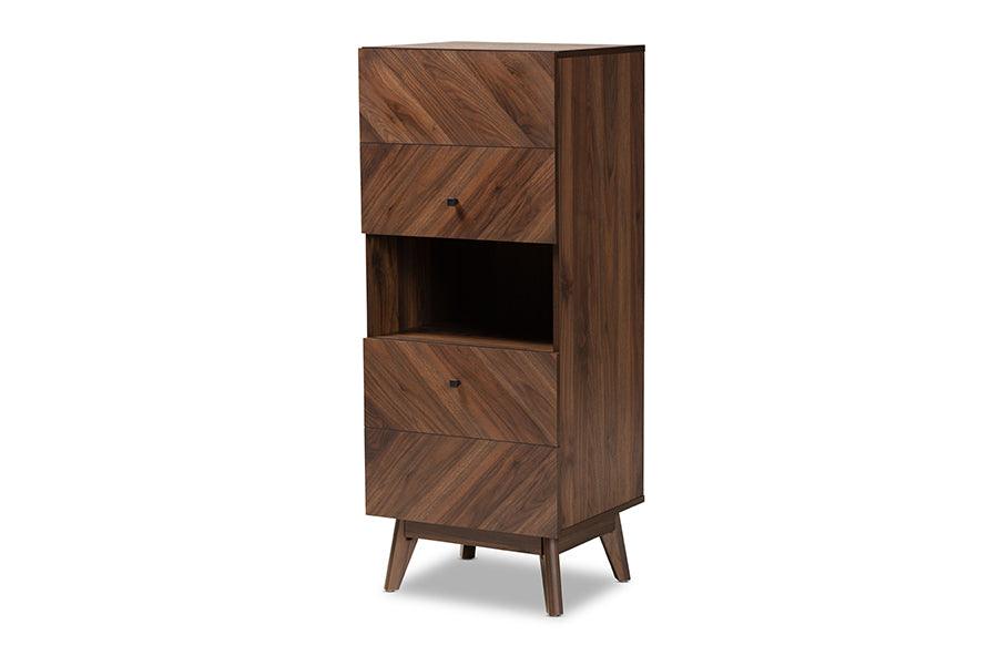 Hartman Mid-Century Modern Finished Wood Storage Cabinet