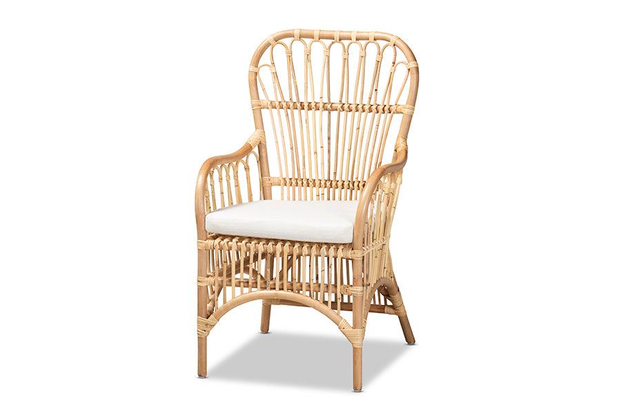 bali & pari Aya Modern and Contemporary Finished Rattan Armchair