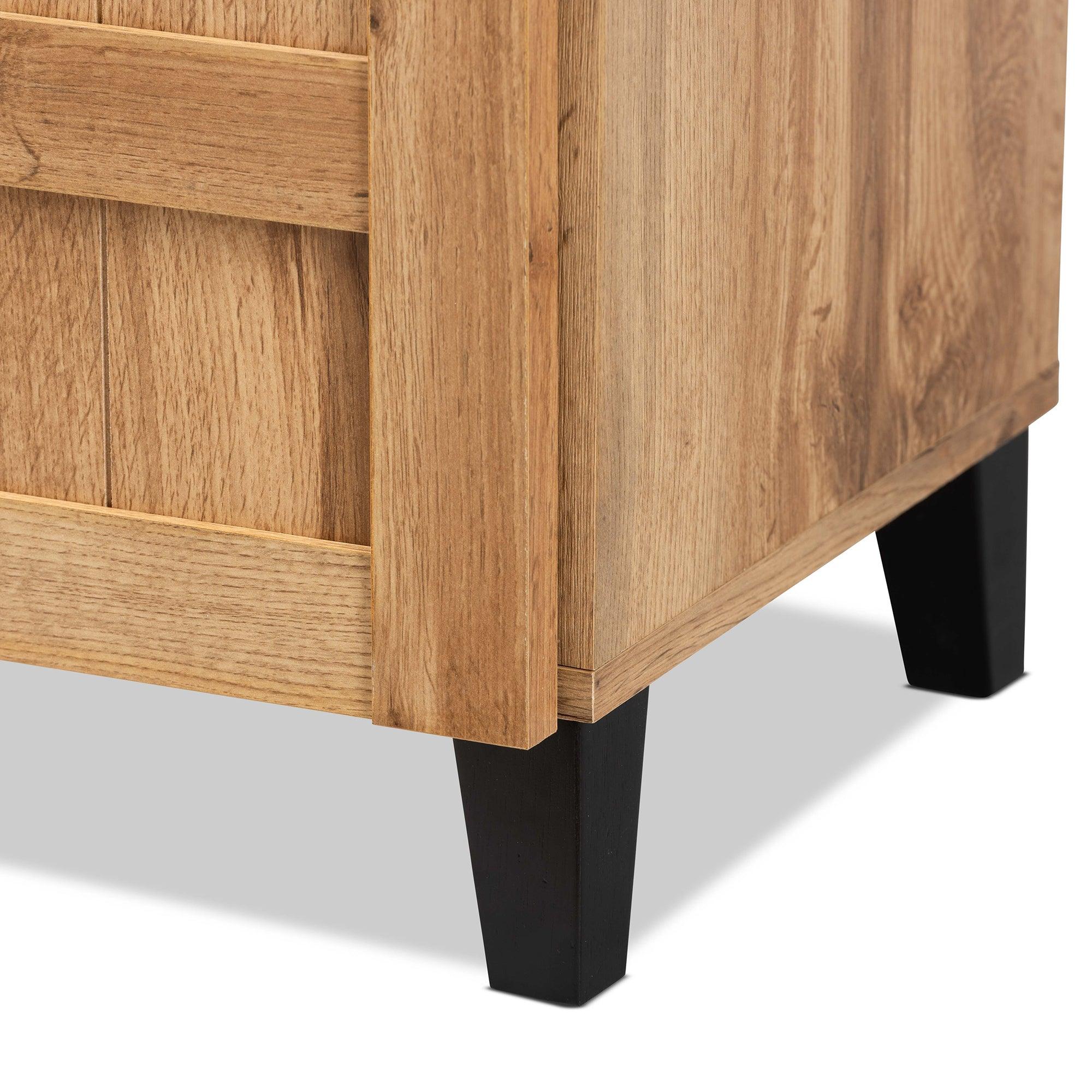 Glidden Modern and Contemporary Finished Wood 1-Drawer Shoe Storage Cabinet