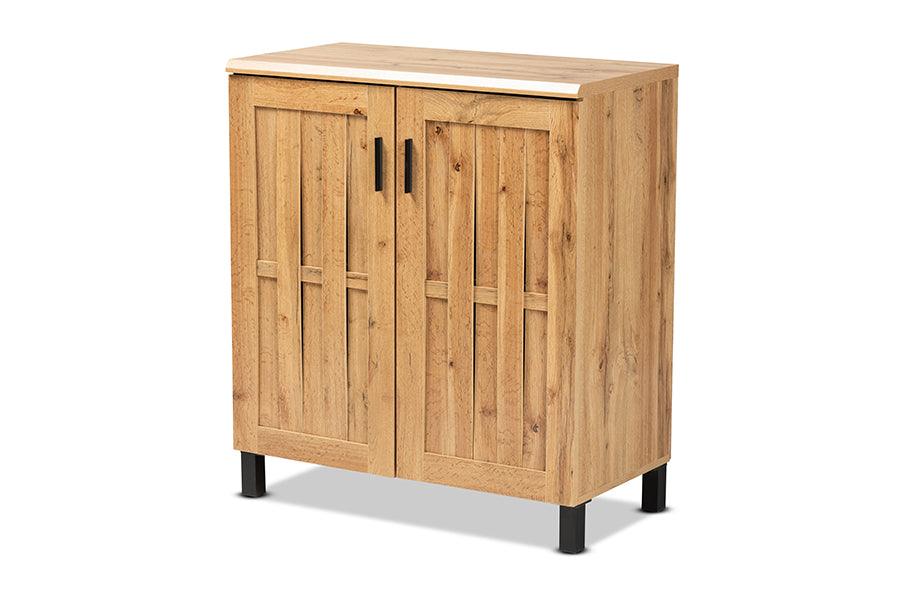 Excel Modern and Contemporary Finished Wood 2-Door Storage Cabinet