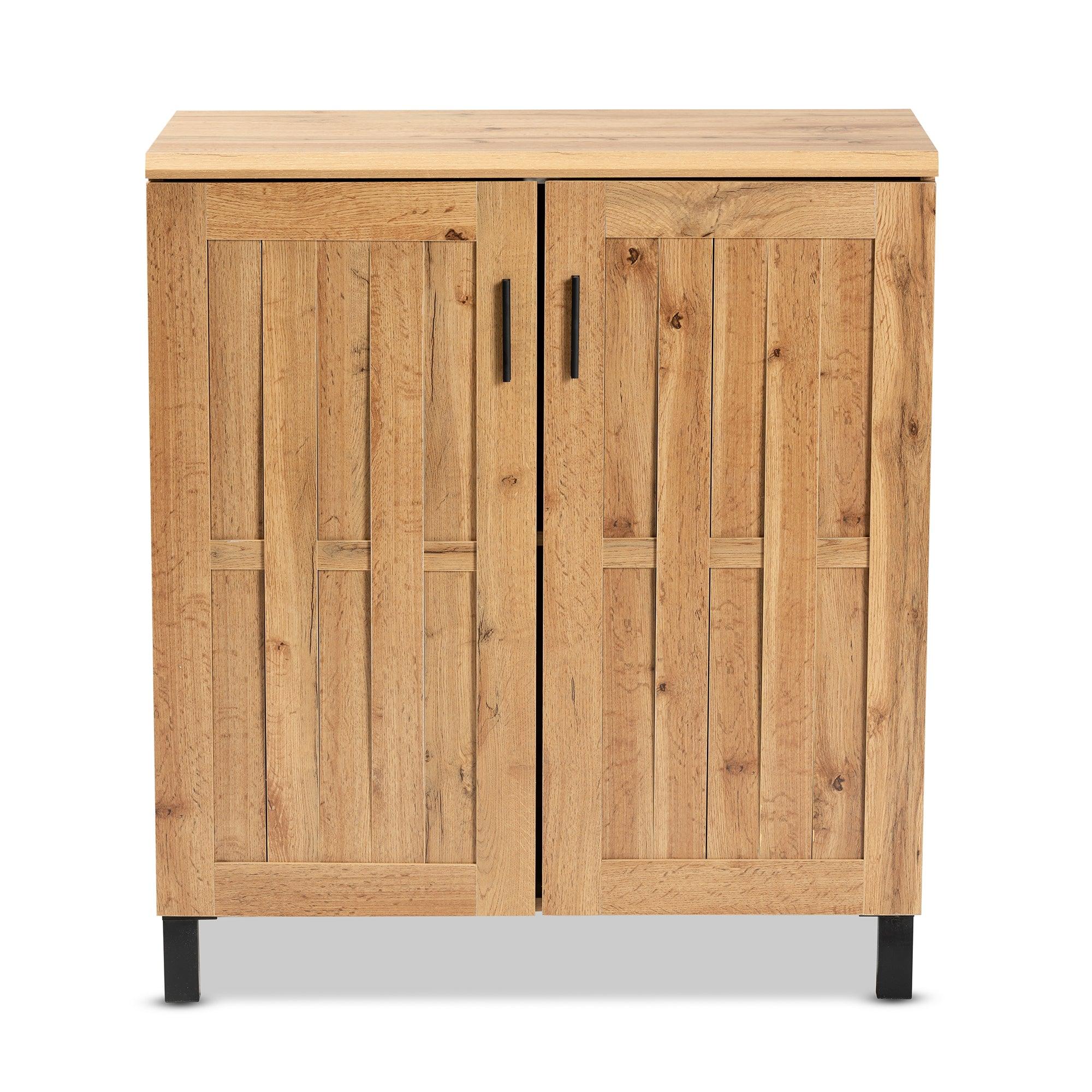 Excel Modern and Contemporary Finished Wood 2-Door Storage Cabinet