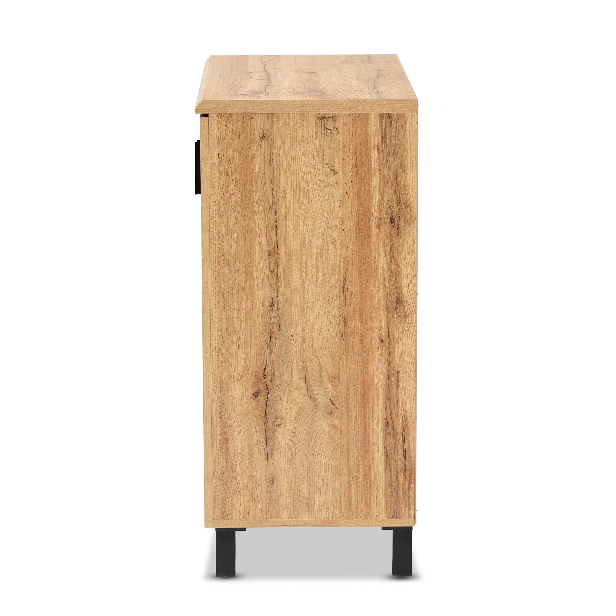 Excel Modern and Contemporary Finished Wood 2-Door Storage Cabinet