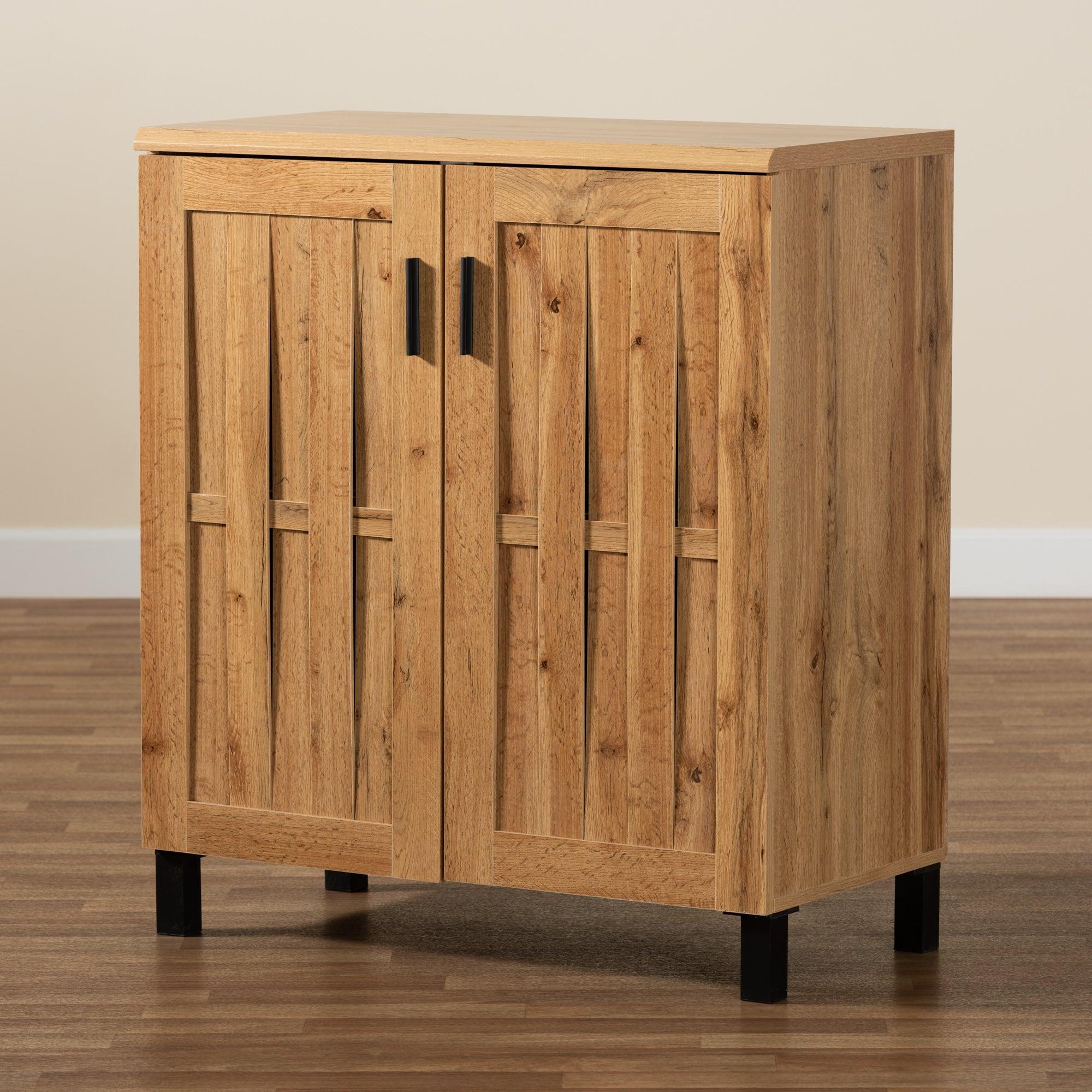 Excel Modern and Contemporary Finished Wood 2-Door Storage Cabinet