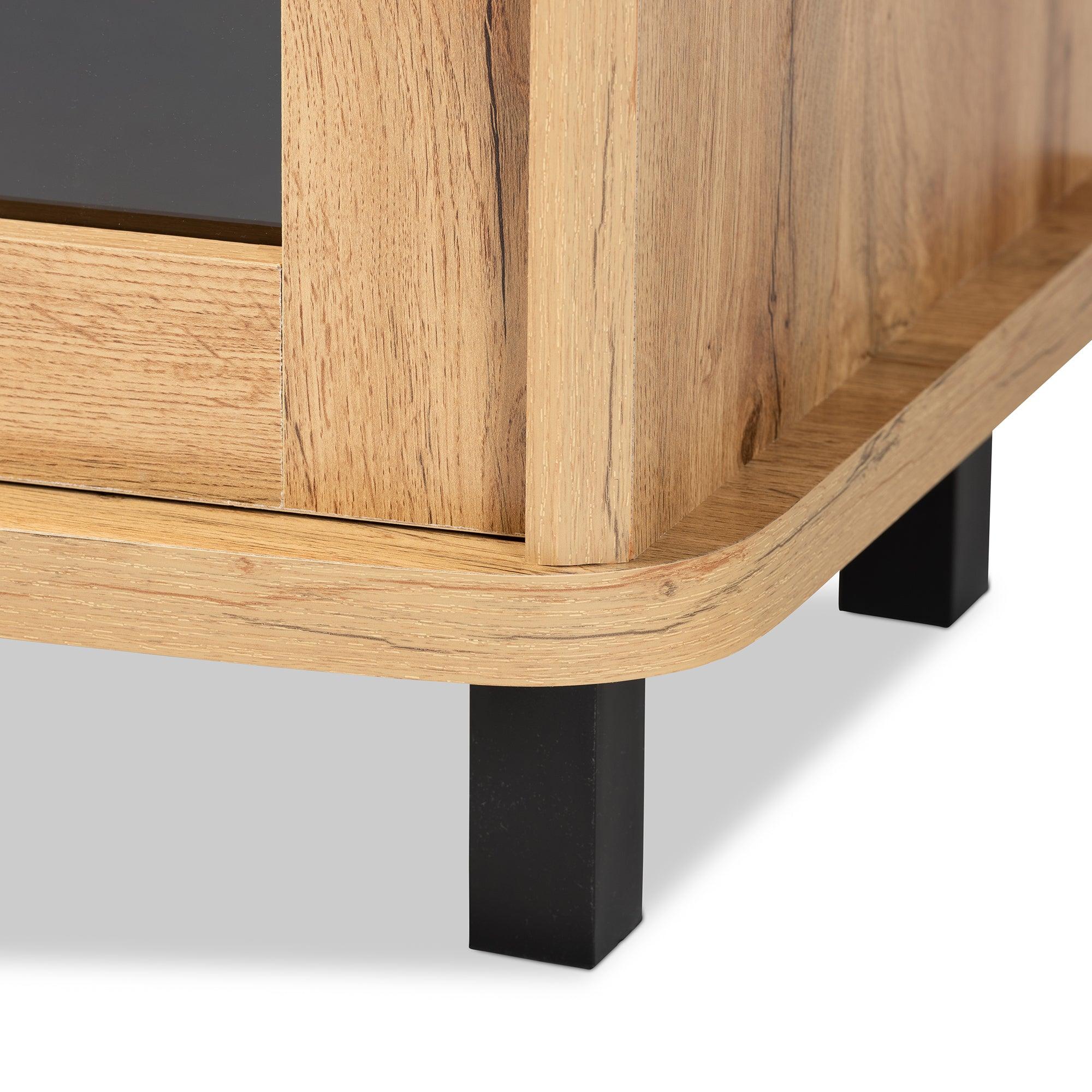 Walda Modern and Contemporary Finished Wood 2-Drawer TV Stand