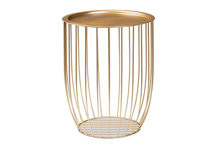 Mabon Modern and Contemporary Finished Metal End Table