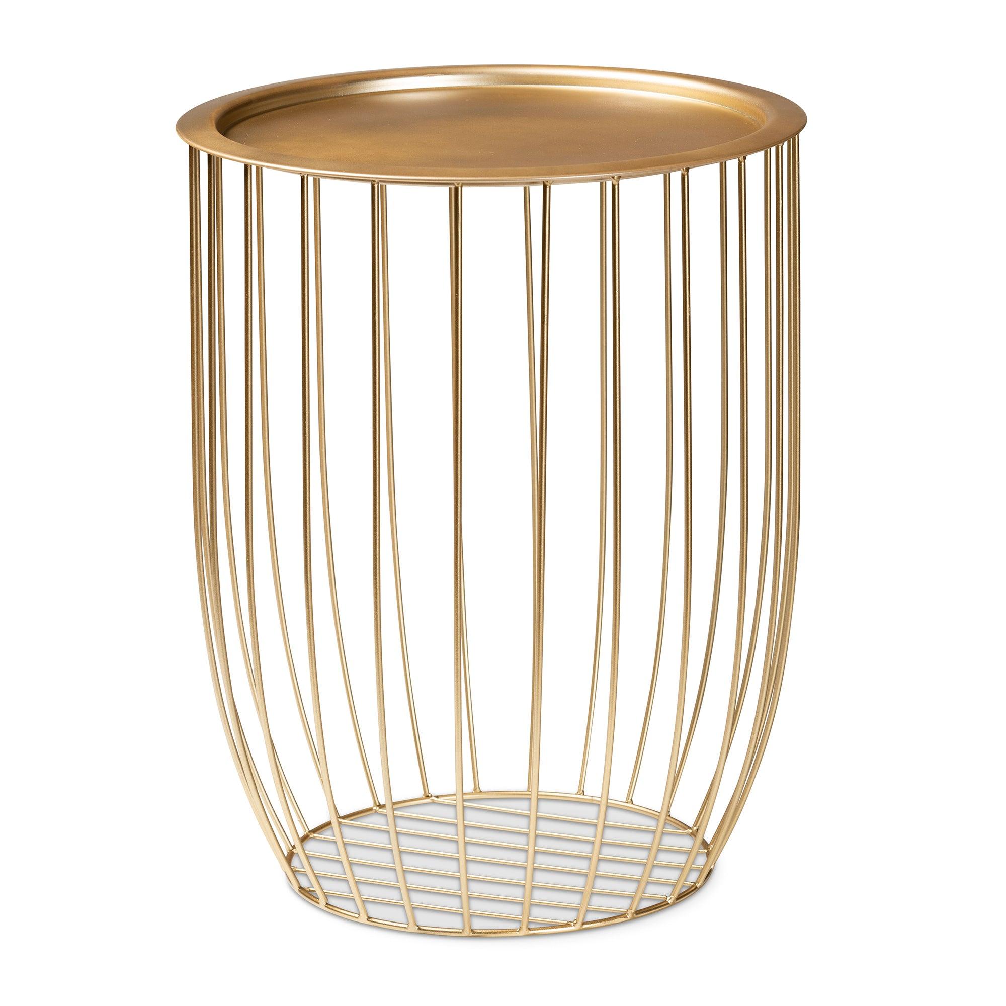 Mabon Modern and Contemporary Finished Metal End Table