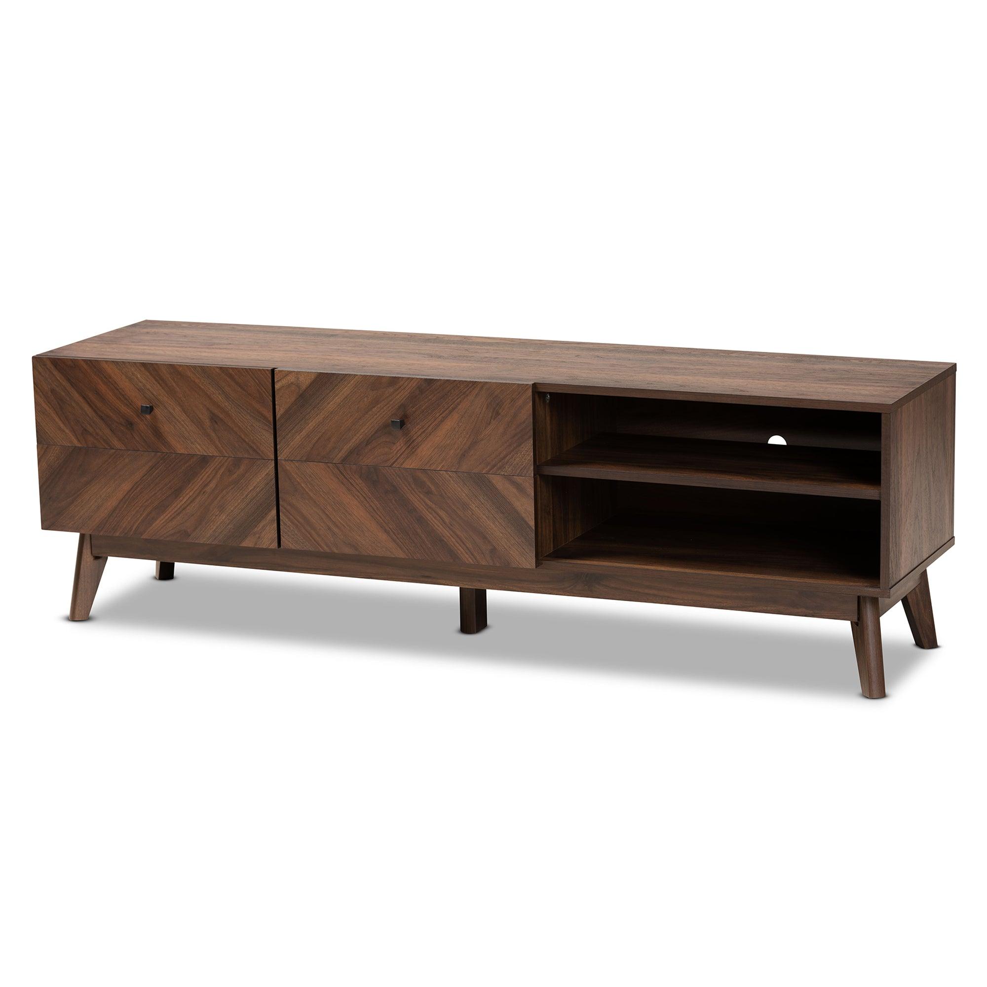 Hartman Mid-Century Modern Finished Wood TV Stand