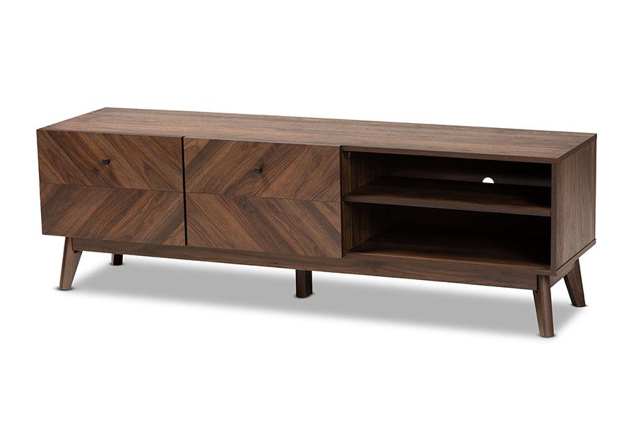 Hartman Mid-Century Modern Finished Wood TV Stand