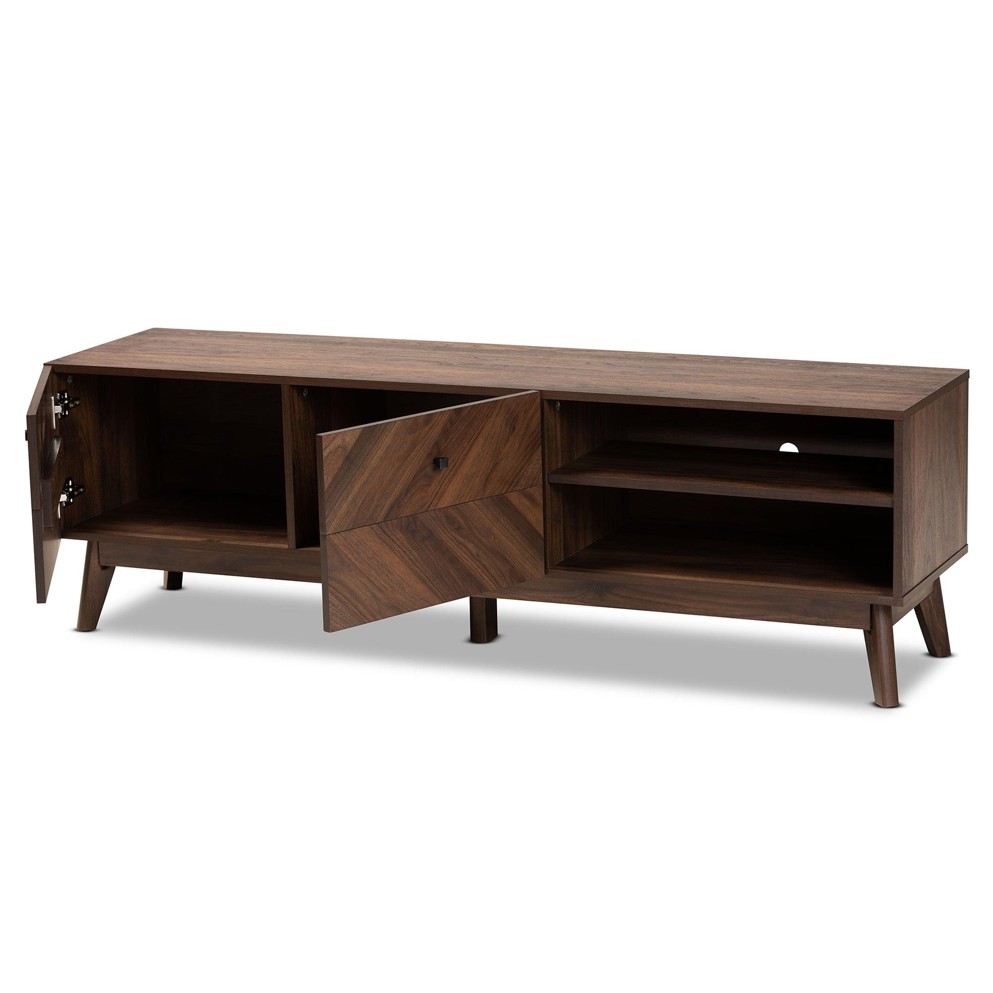 Hartman Mid-Century Modern Finished Wood TV Stand