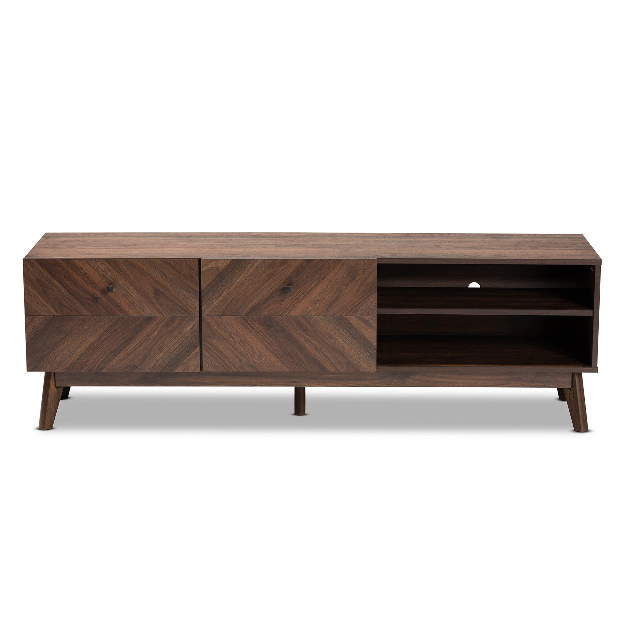 Hartman Mid-Century Modern Finished Wood TV Stand