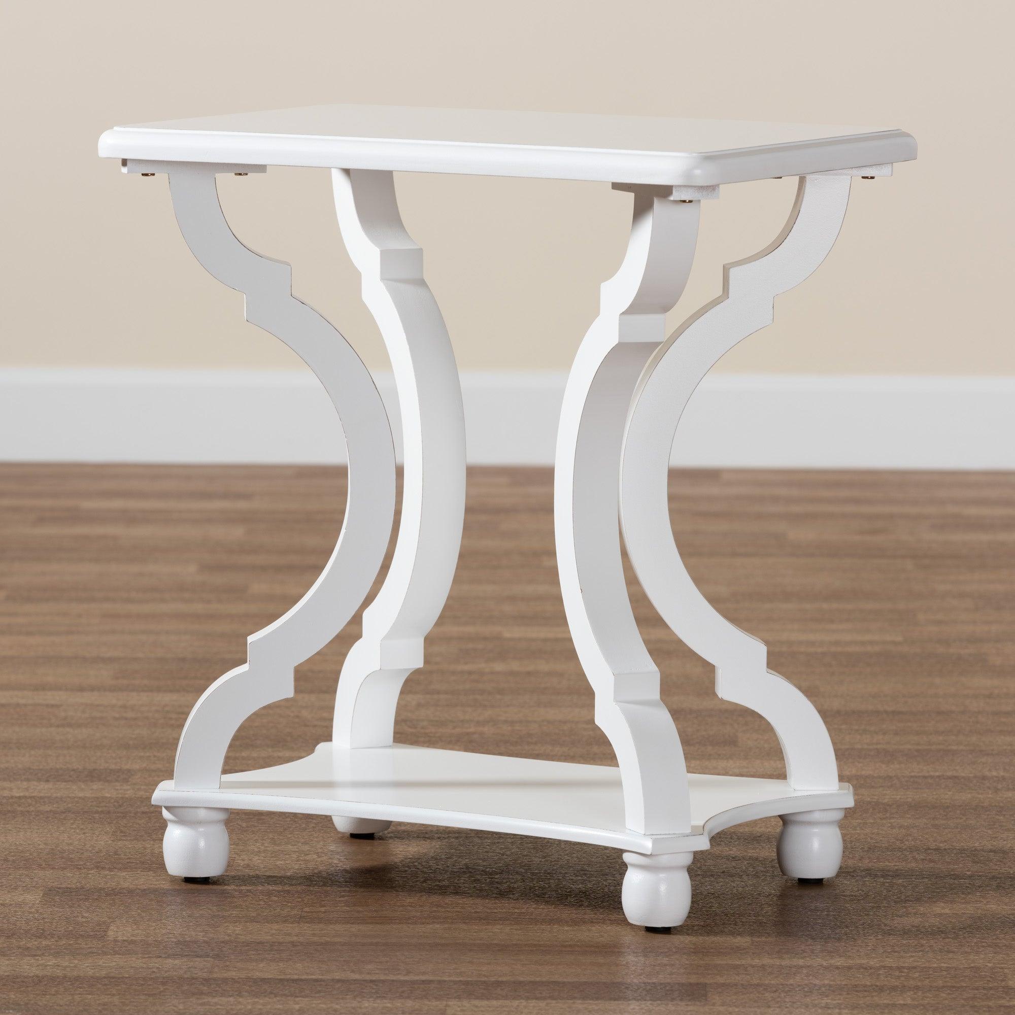 Cianna Classic and Traditional Wood End Table