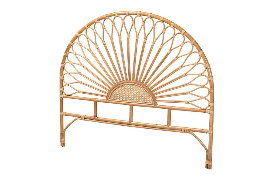 bali & pari Perenna Modern Bohemian Rattan Standalone Headboard