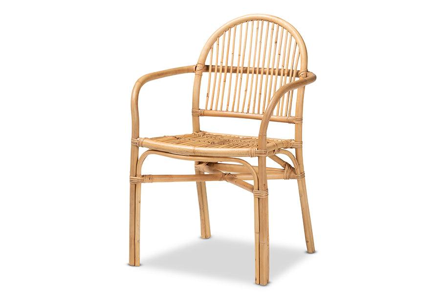 bali & pari Tugera Modern Bohemian Rattan Dining Chair