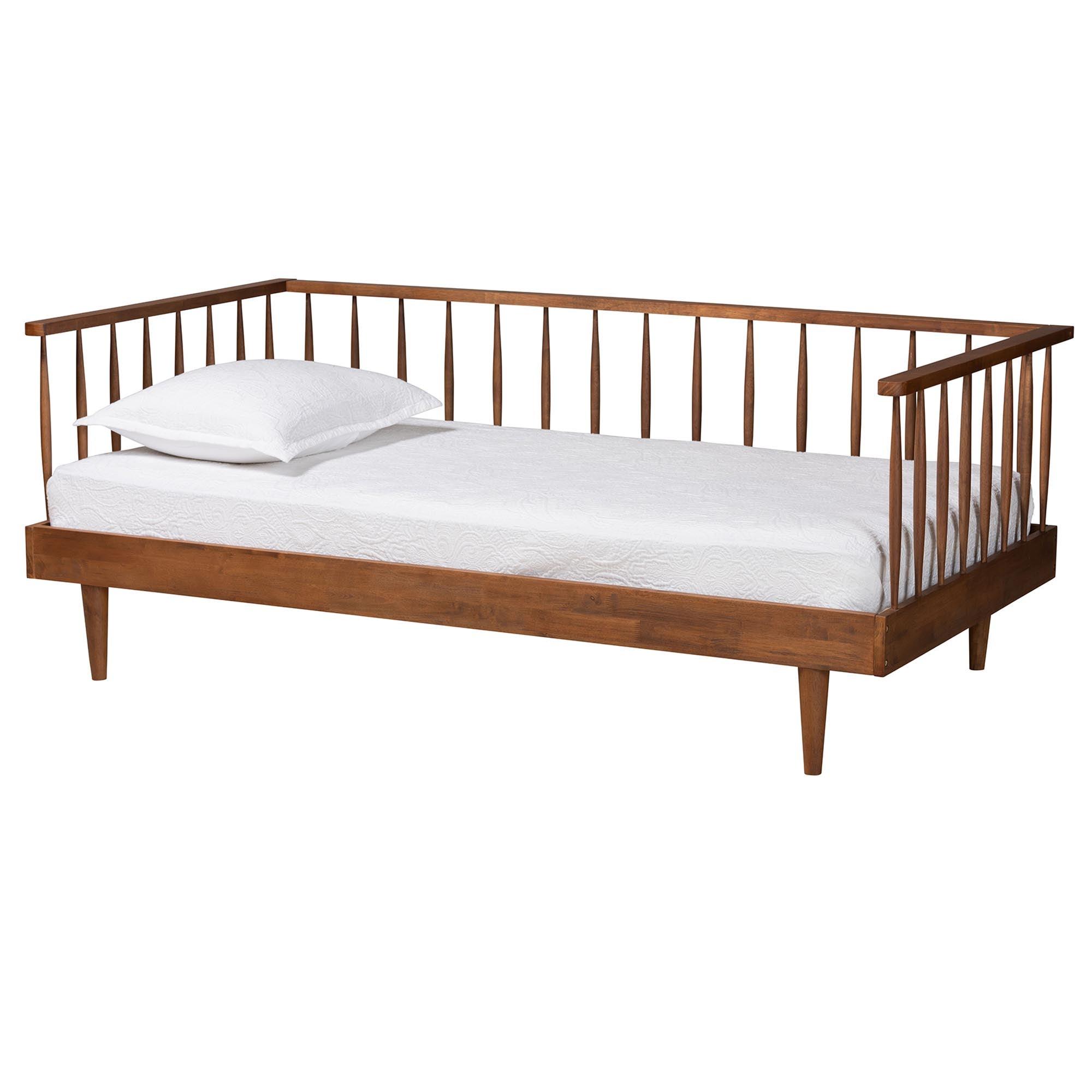 Matilda Mid-Century Modern Ash Finished Wood Daybed