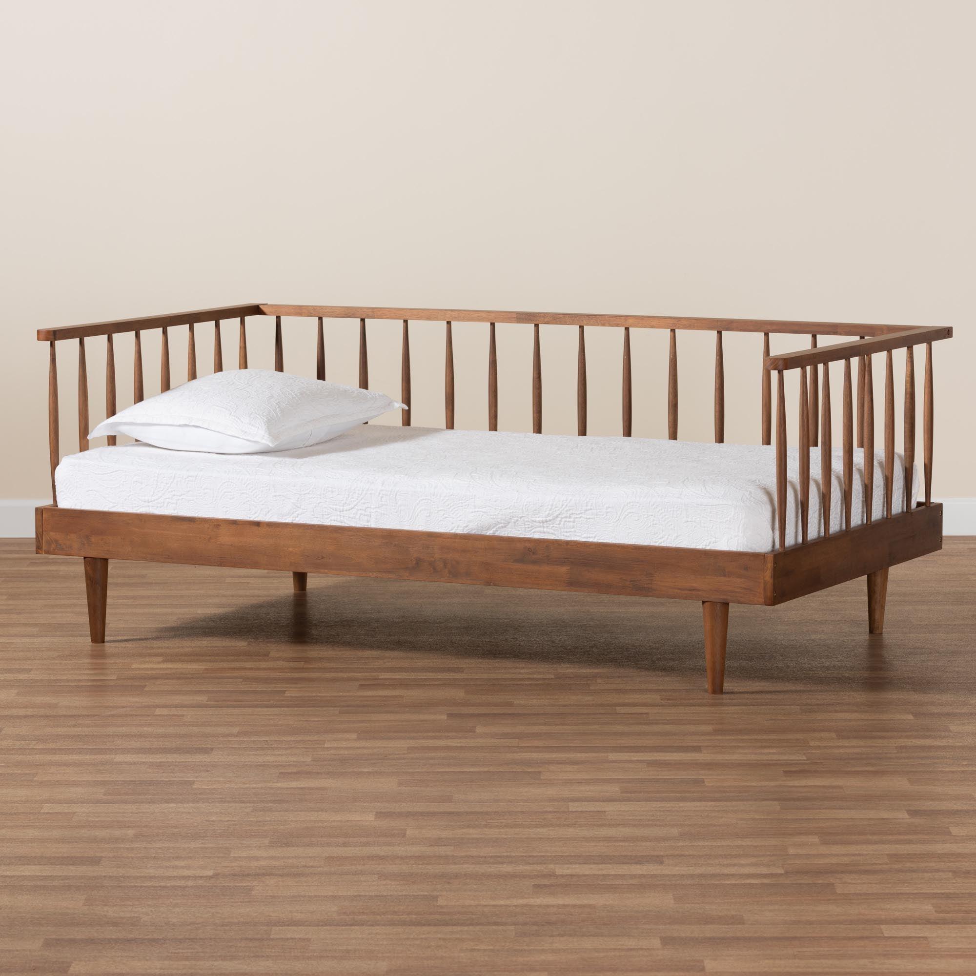 Matilda Mid-Century Modern Ash Finished Wood Daybed