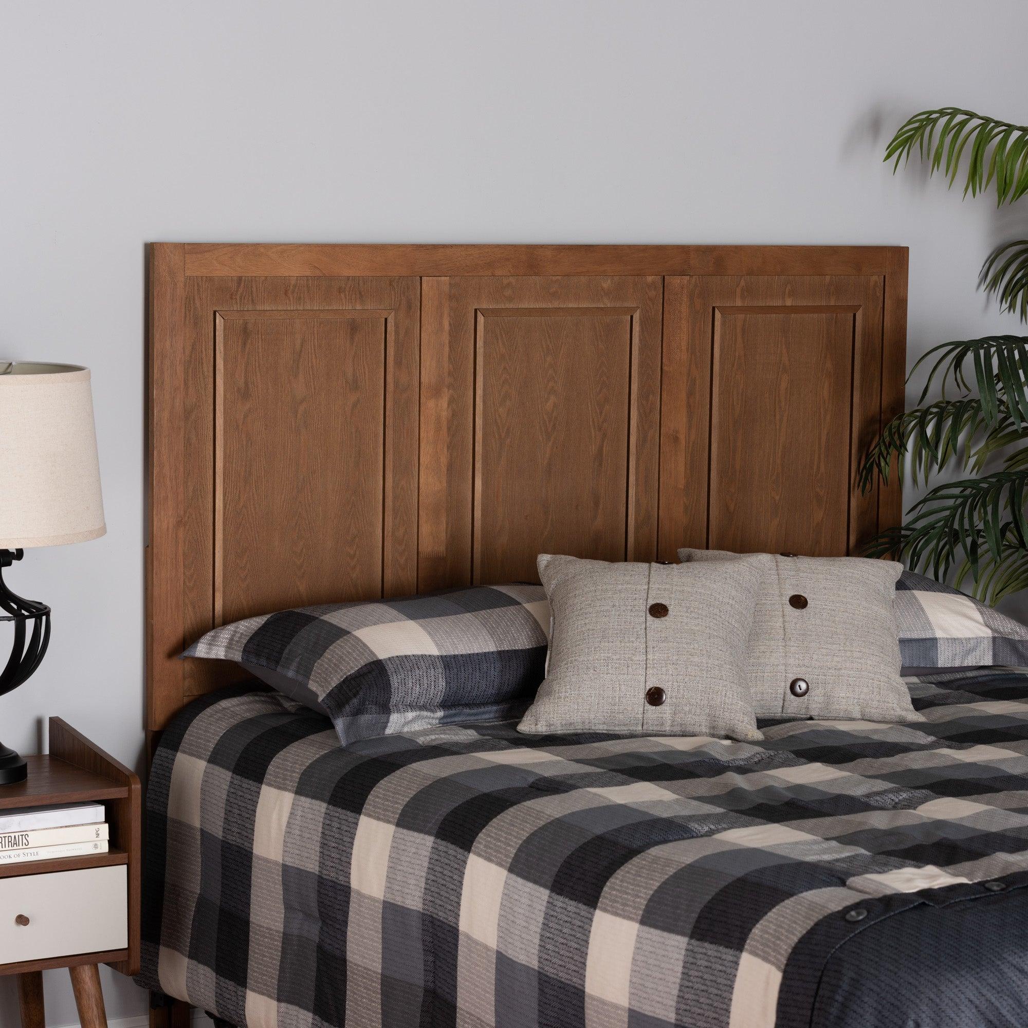 Giordano Classic and Traditional Ash Finished Wood Headboard