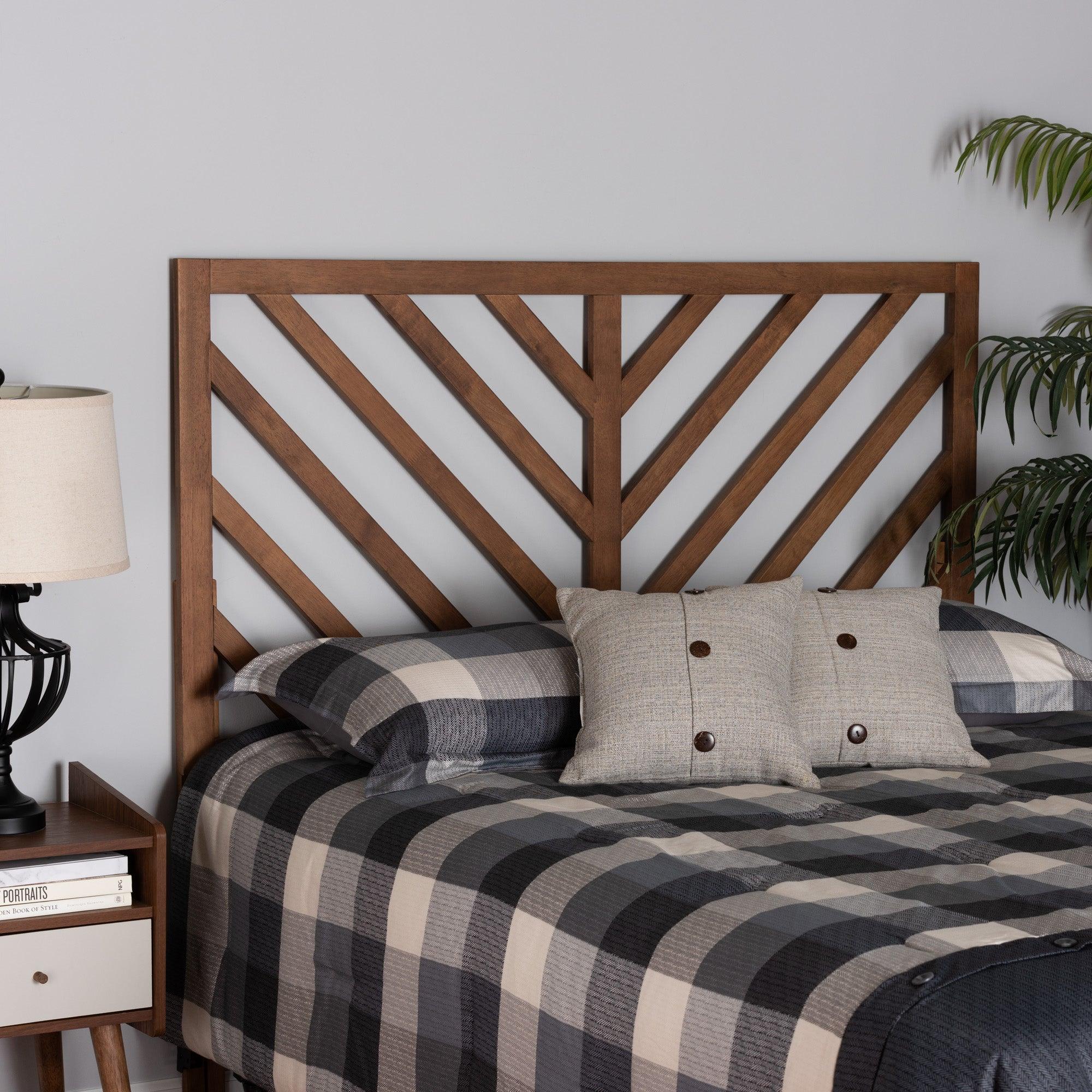 Belisma Modern and Contemporary Ash Finished Wood Headboard