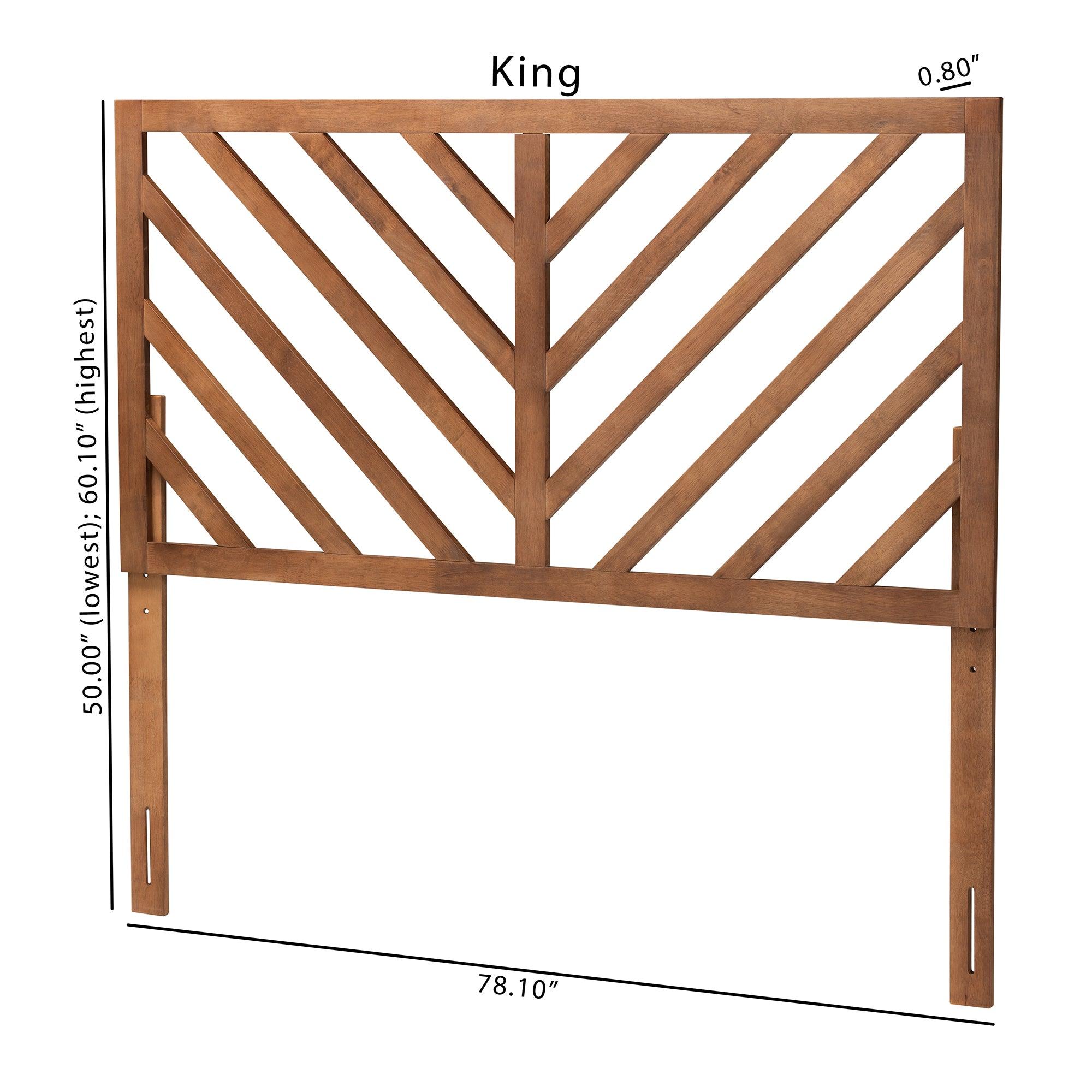 Belisma Modern and Contemporary Ash Finished Wood Headboard