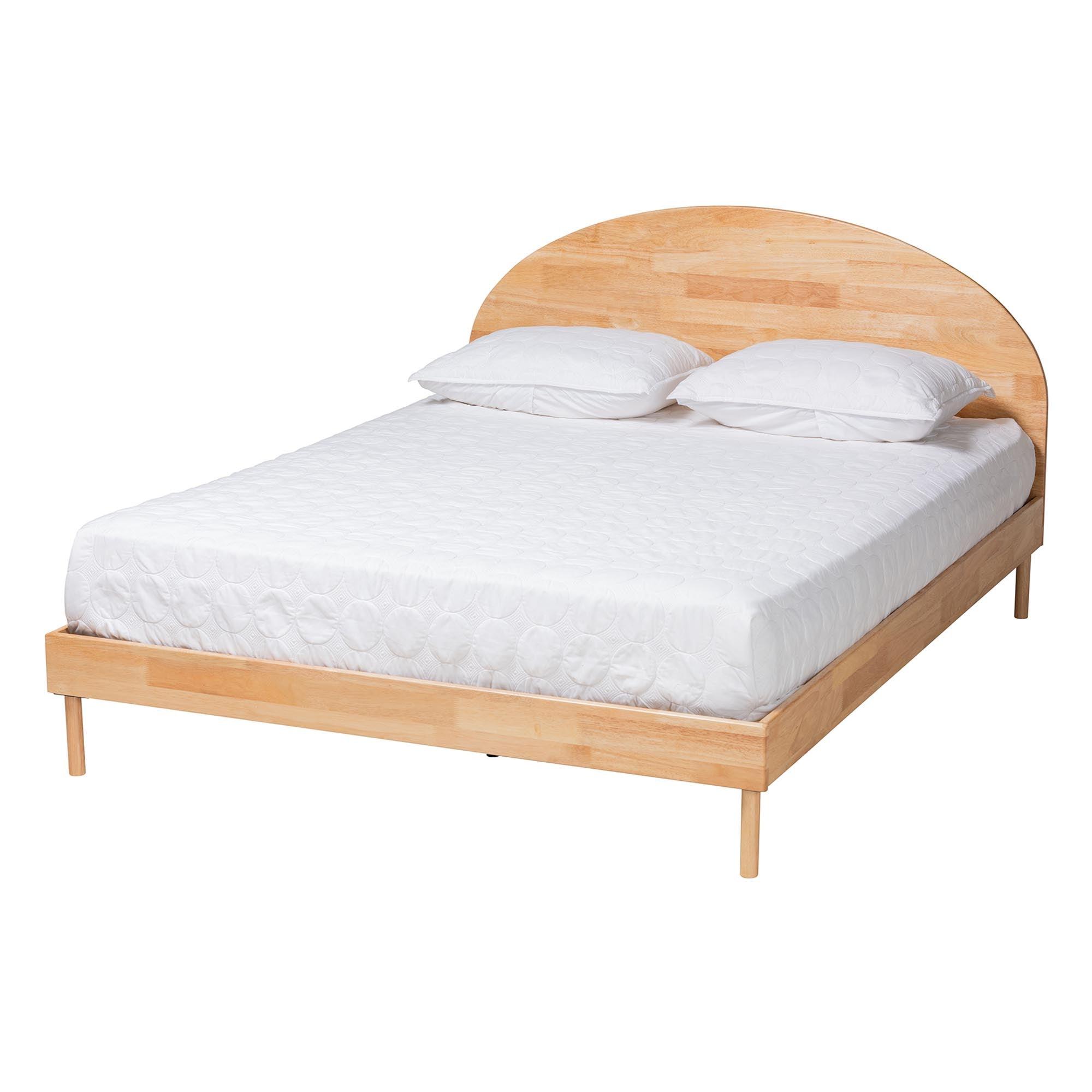 Denton Japandi Finished Wood Platform Bed