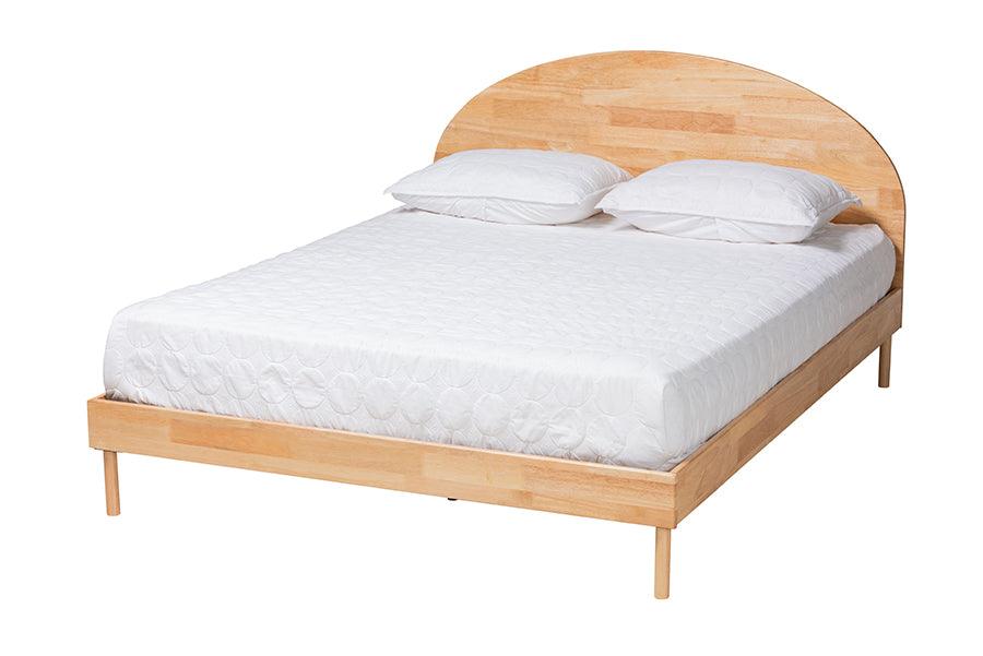 Denton Japandi Finished Wood Platform Bed