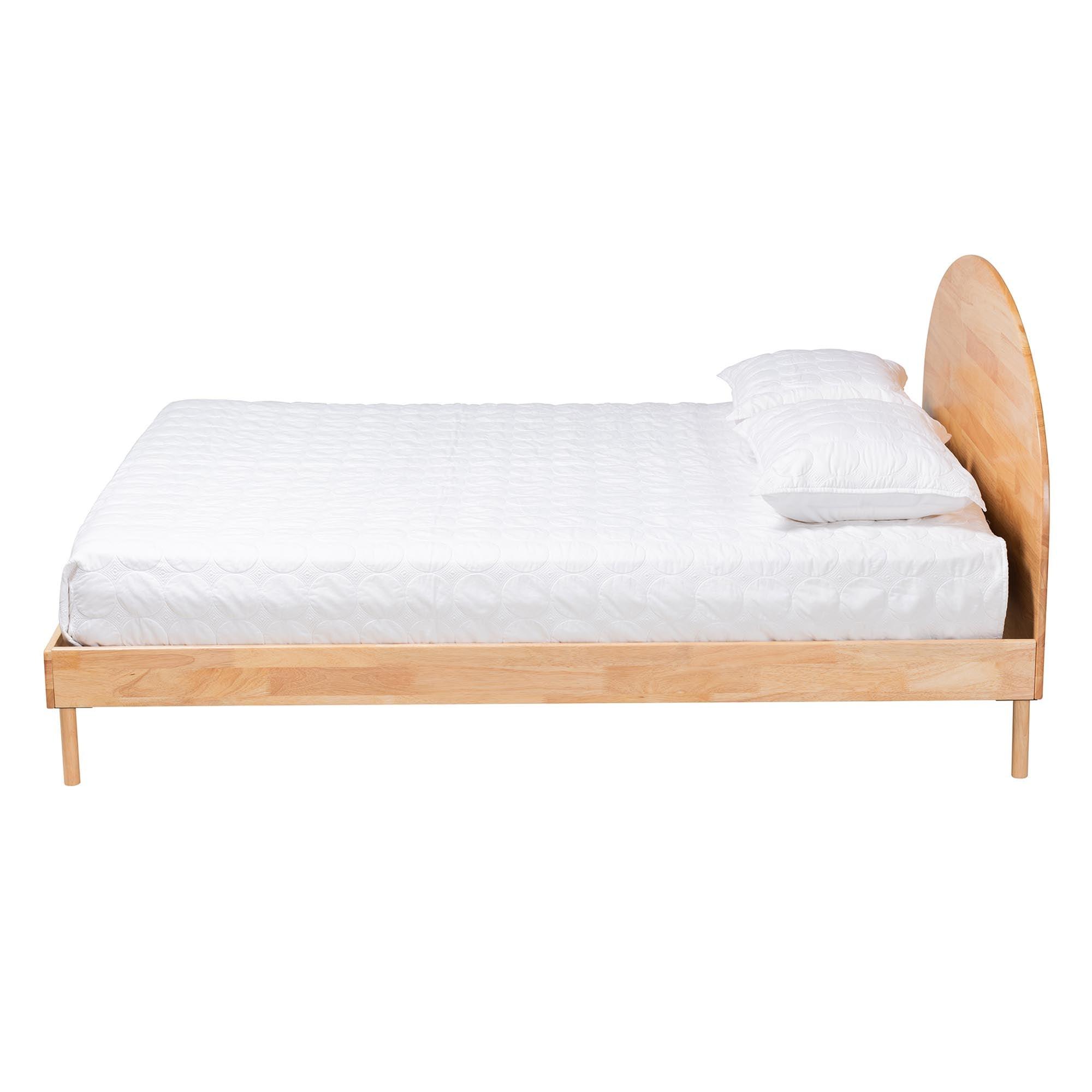 Denton Japandi Finished Wood Platform Bed