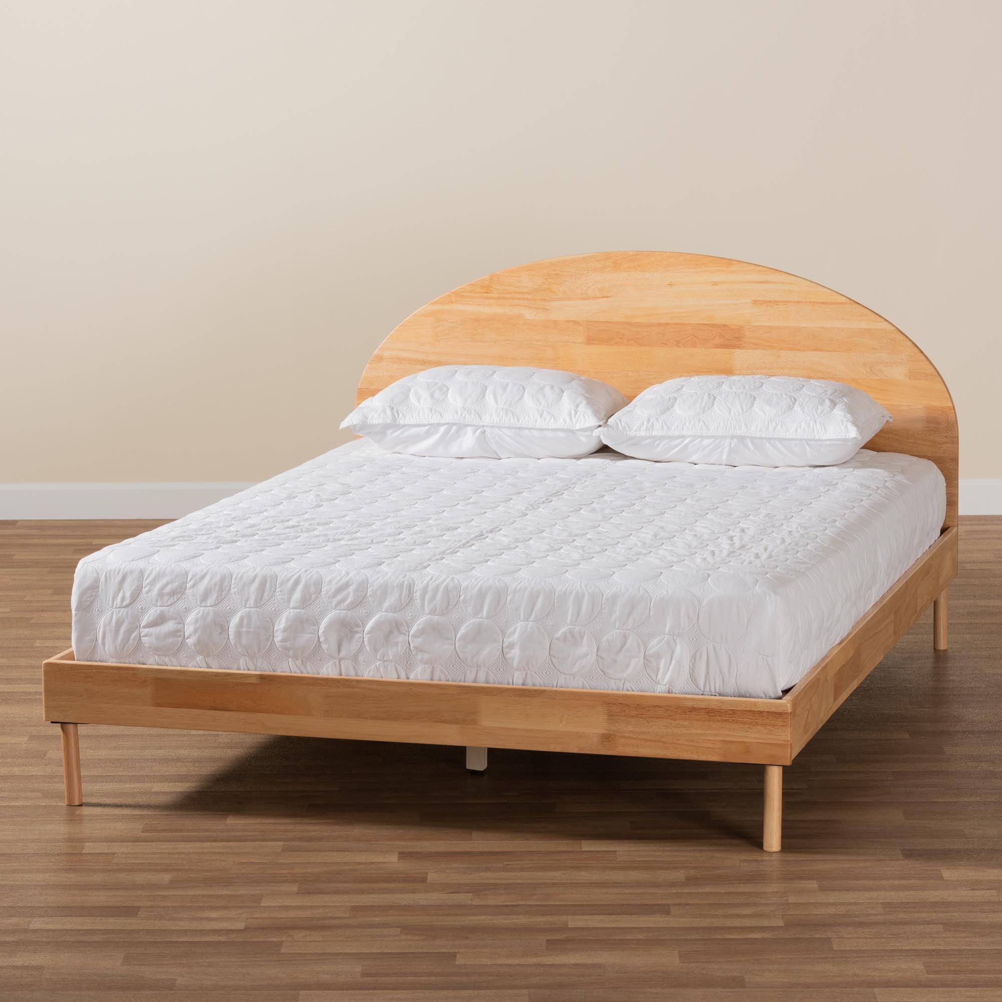 Denton Japandi Finished Wood Platform Bed