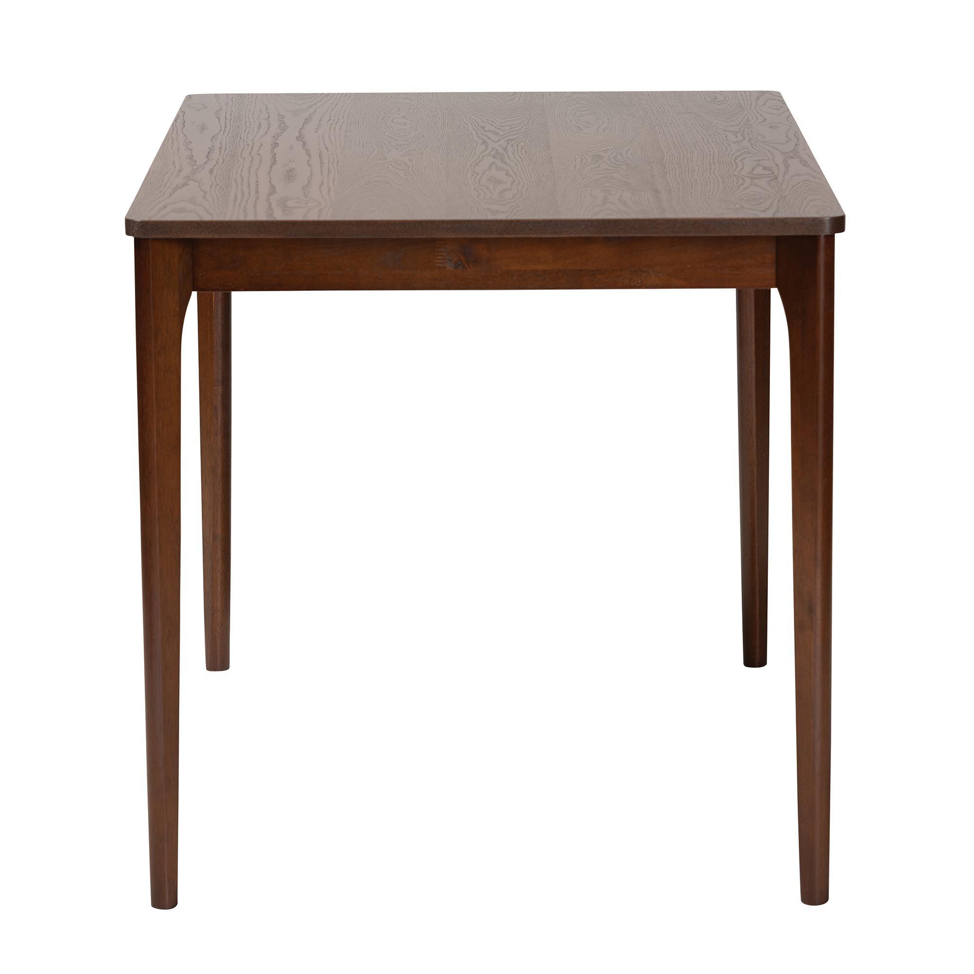 Sherwin Mid-Century Modern Finished Wood Dining Table