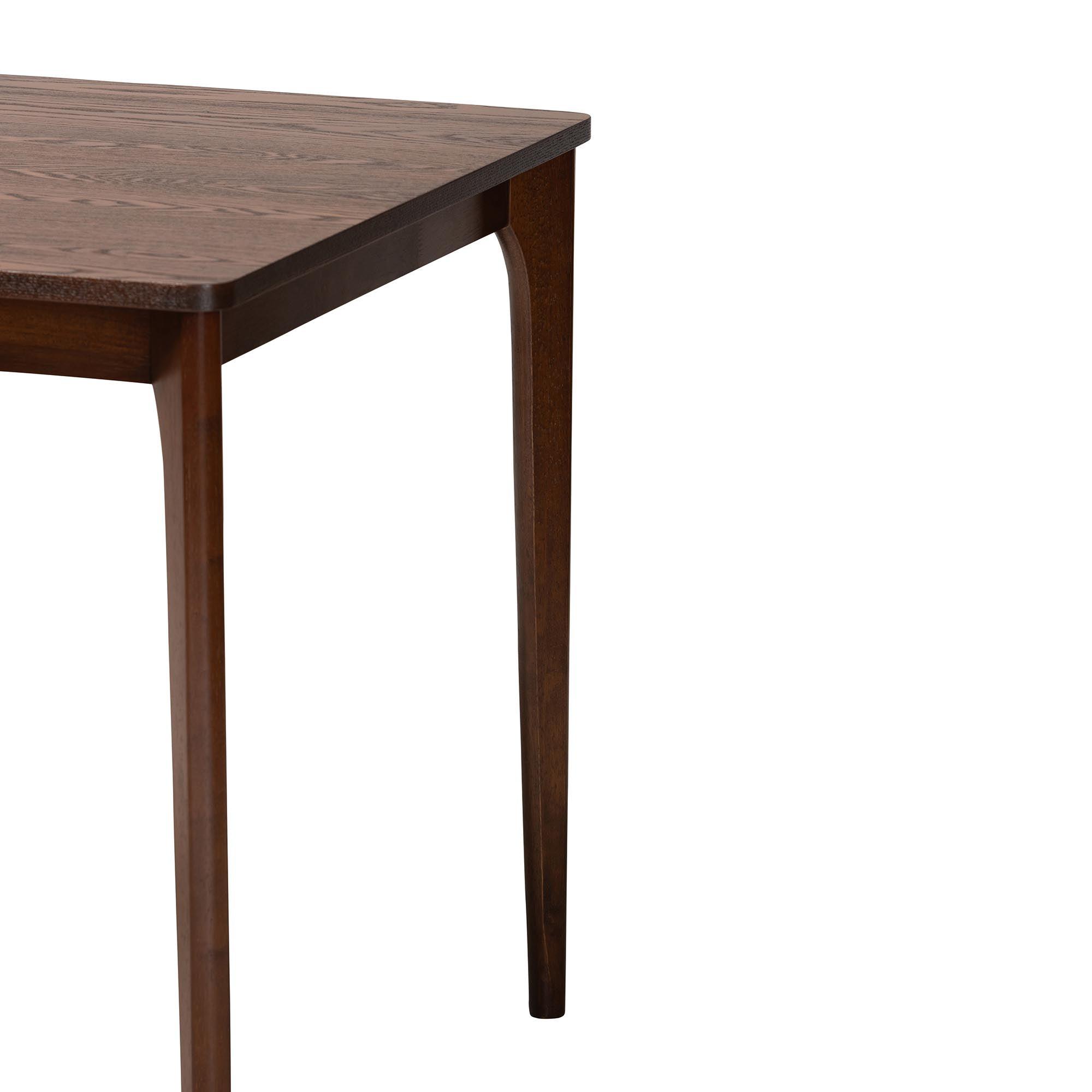 Sherwin Mid-Century Modern Finished Wood Dining Table