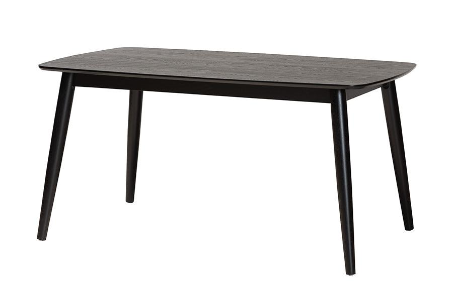 Flora Mid-Century Modern Finished Wood Dining Table