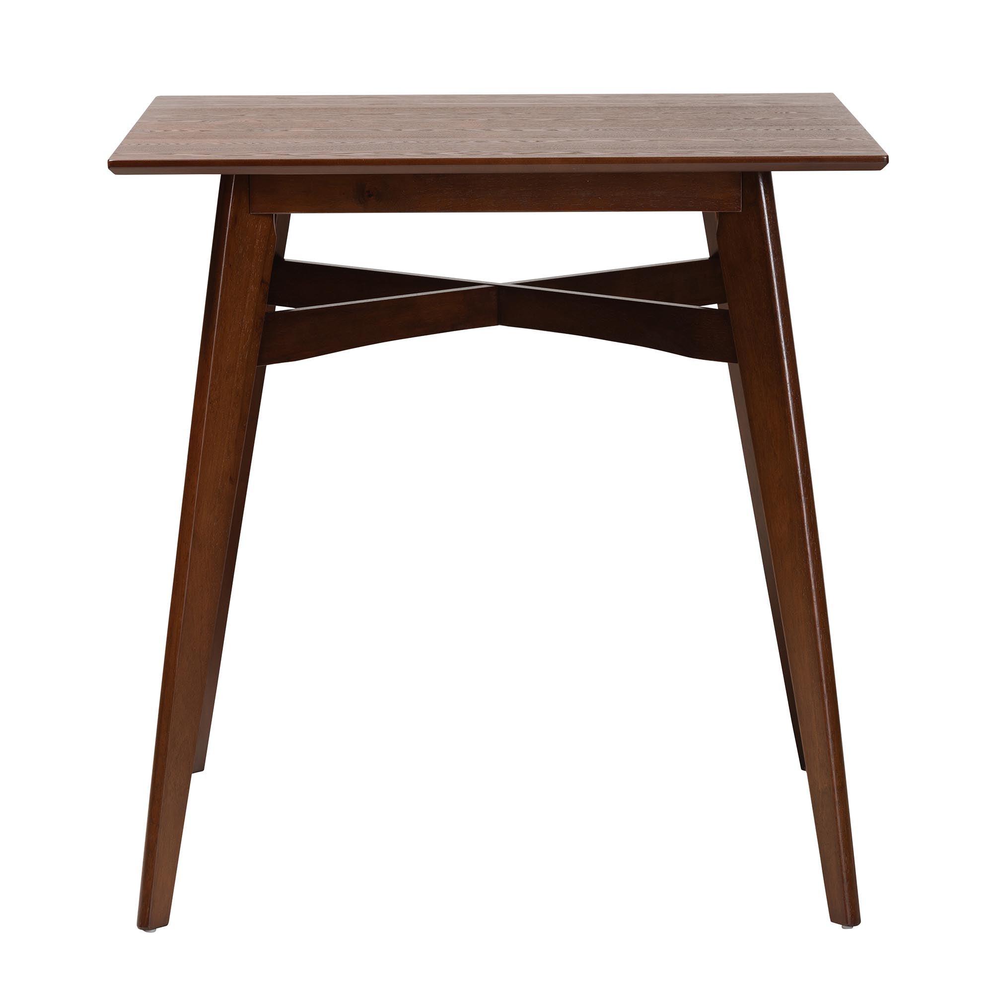 Leena Mid-Century Modern Finished Wood Counter Height Pub Table