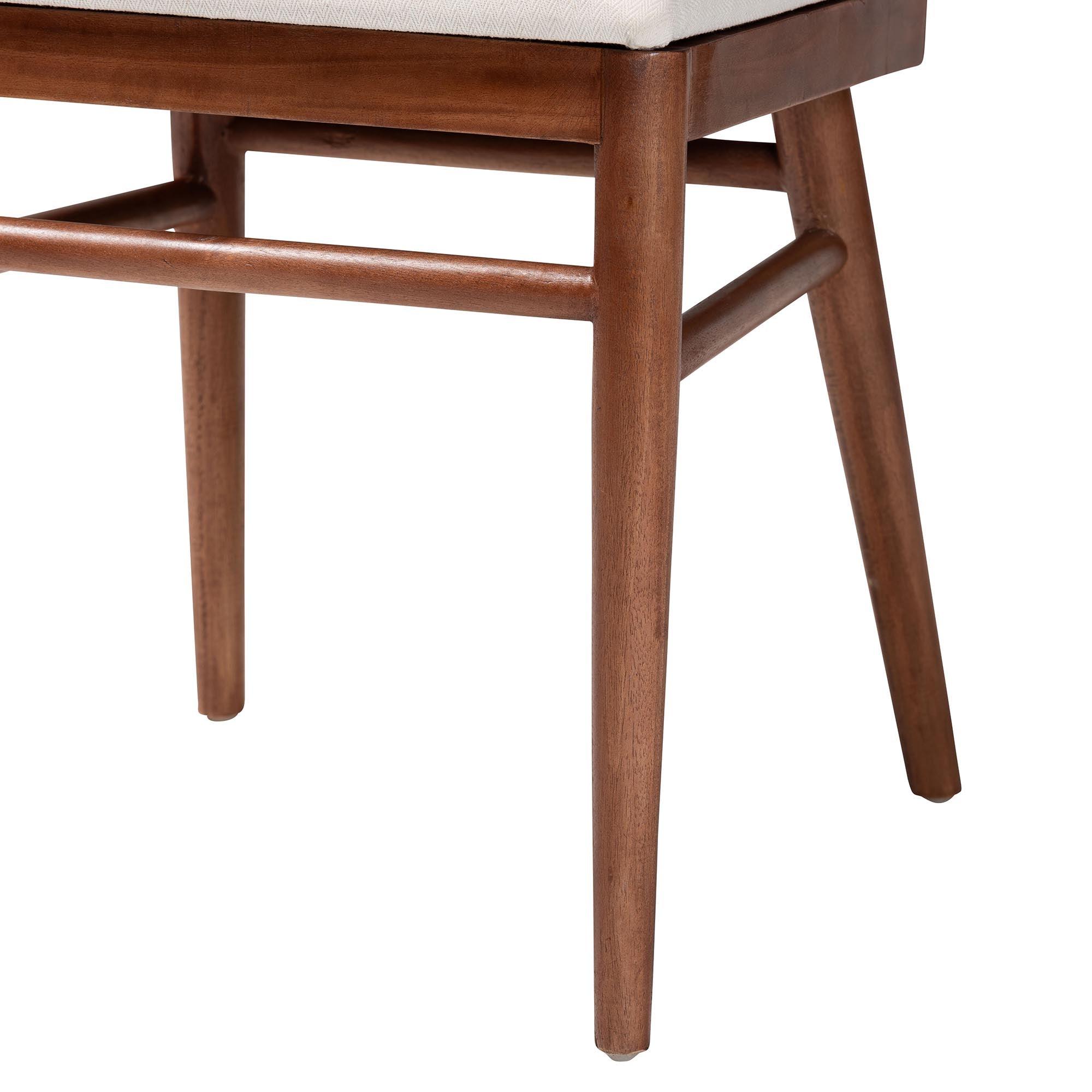 bali & pari Denver Modern Bohemian Finished Acacia Wood and Seagrass Dining Chair