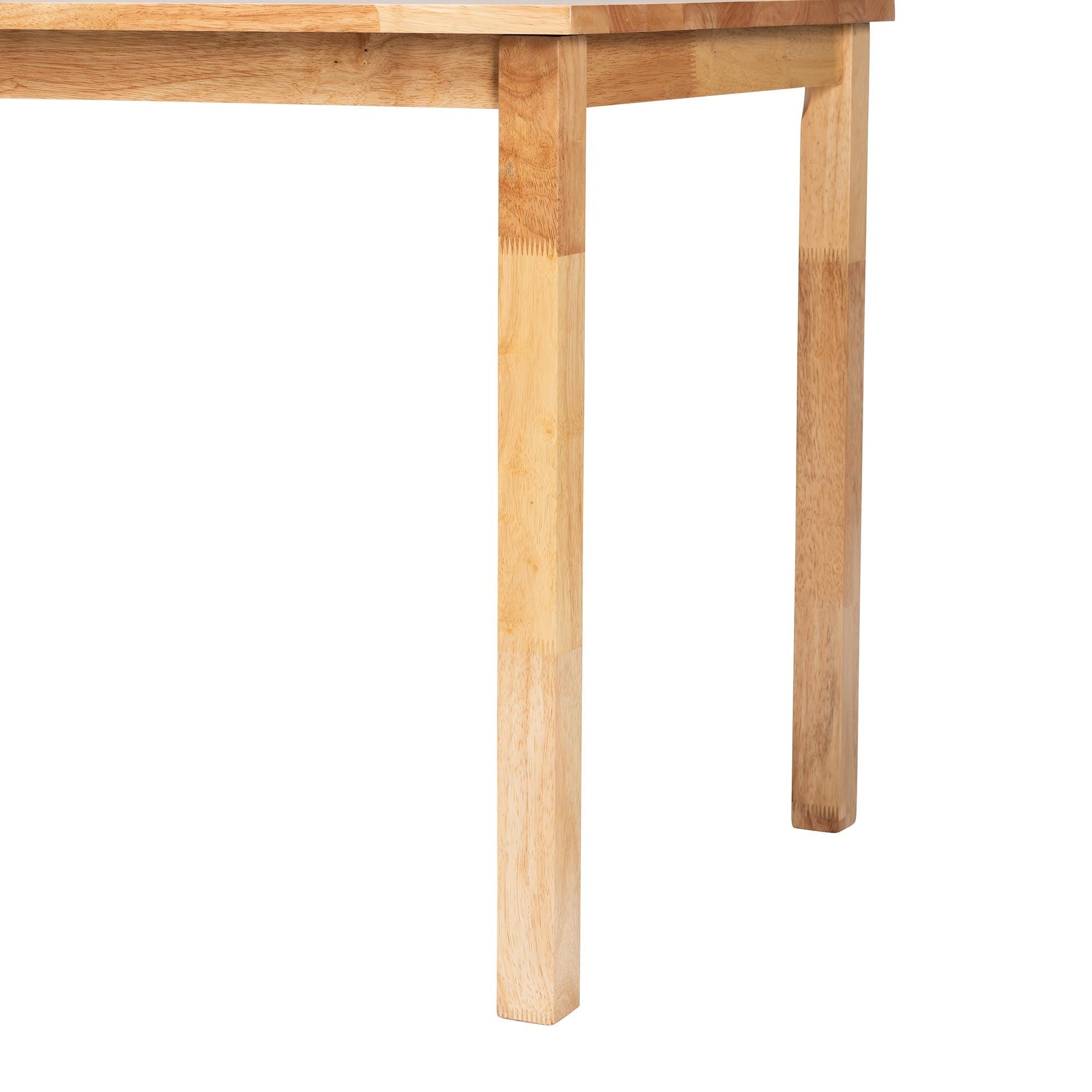 Eveline Modern Finished Wood 43-Inch Dining Table