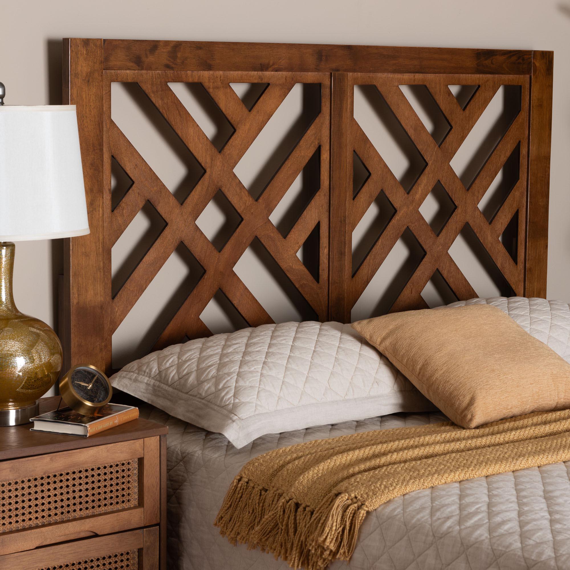 Aliya Modern Finished Wood Headboard