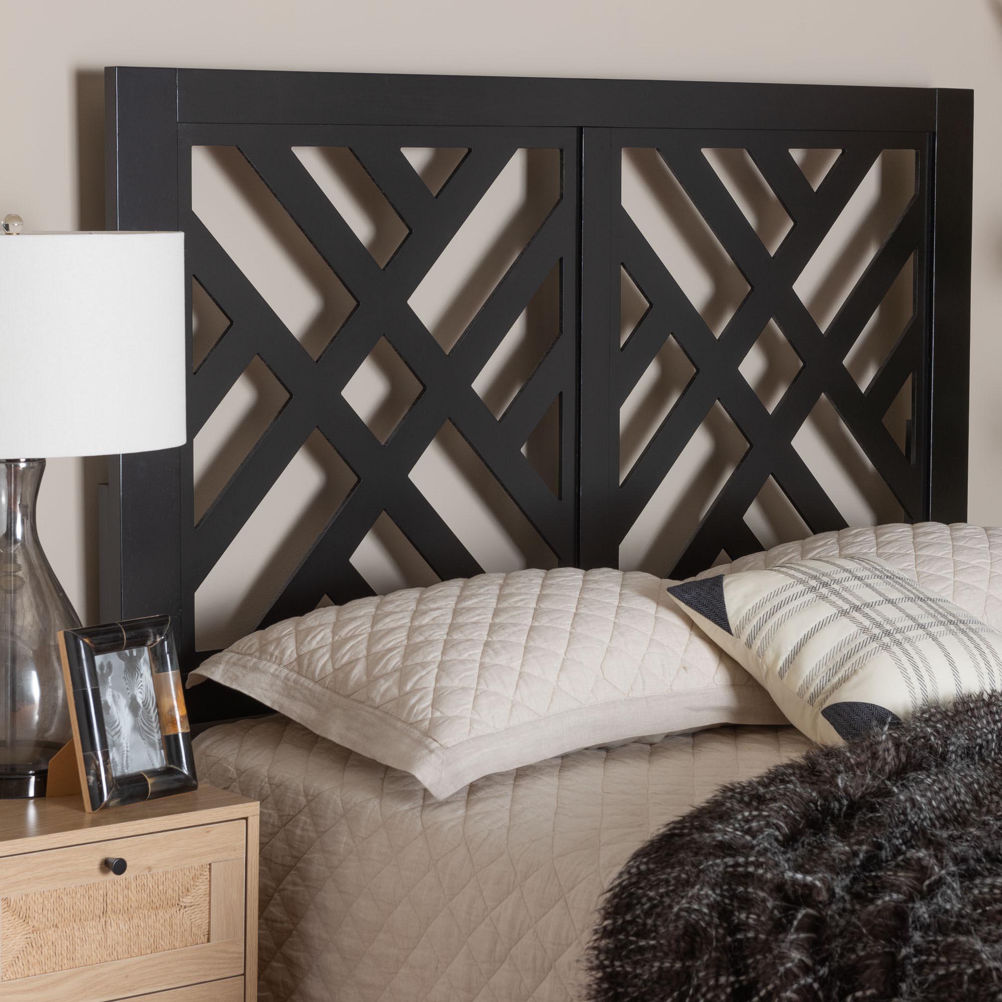 Aliya Modern Finished Wood Headboard