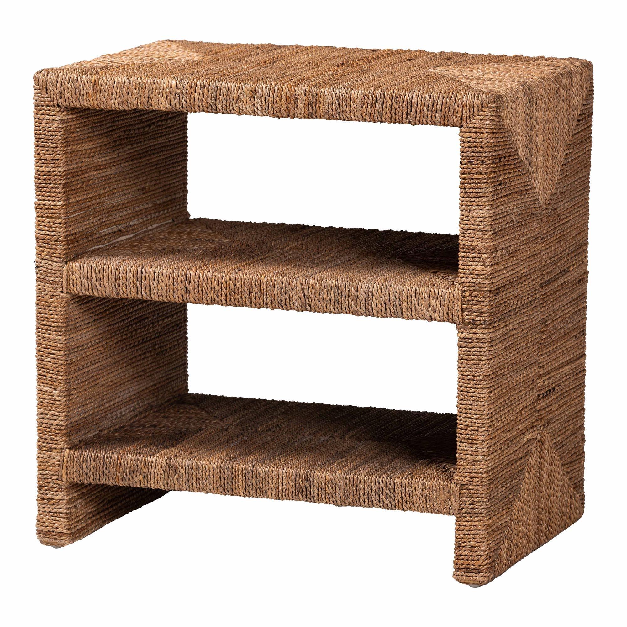 bali & pari Liza Bohemian Seagrass End Table