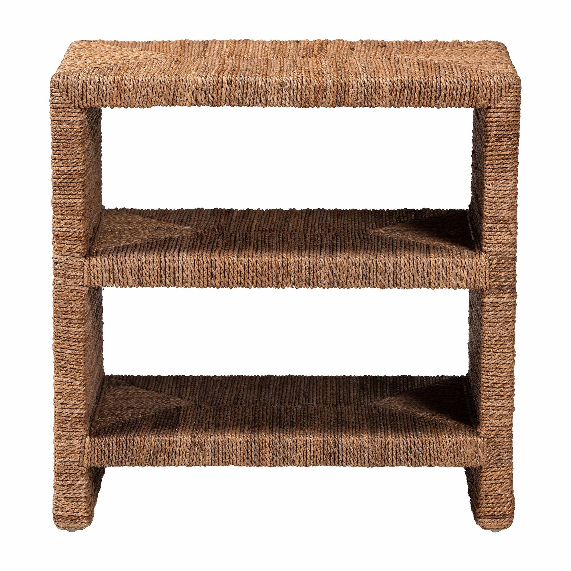 bali & pari Liza Bohemian Seagrass End Table