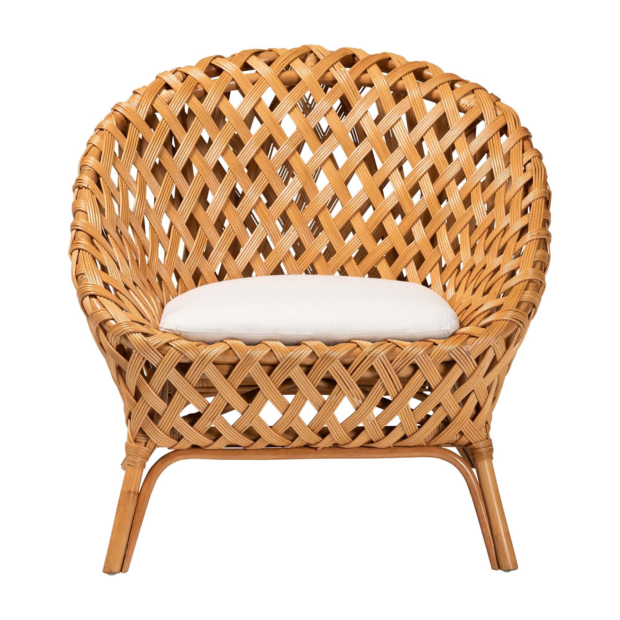 bali & pari Robista Bohemian Rattan Accent Chair