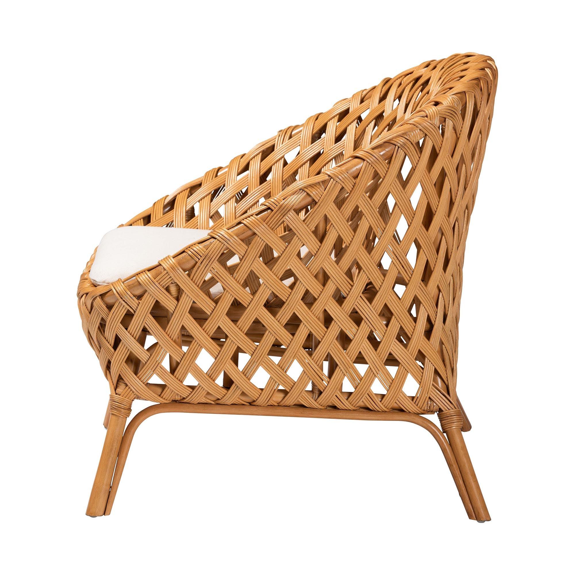 bali & pari Robista Bohemian Rattan Accent Chair