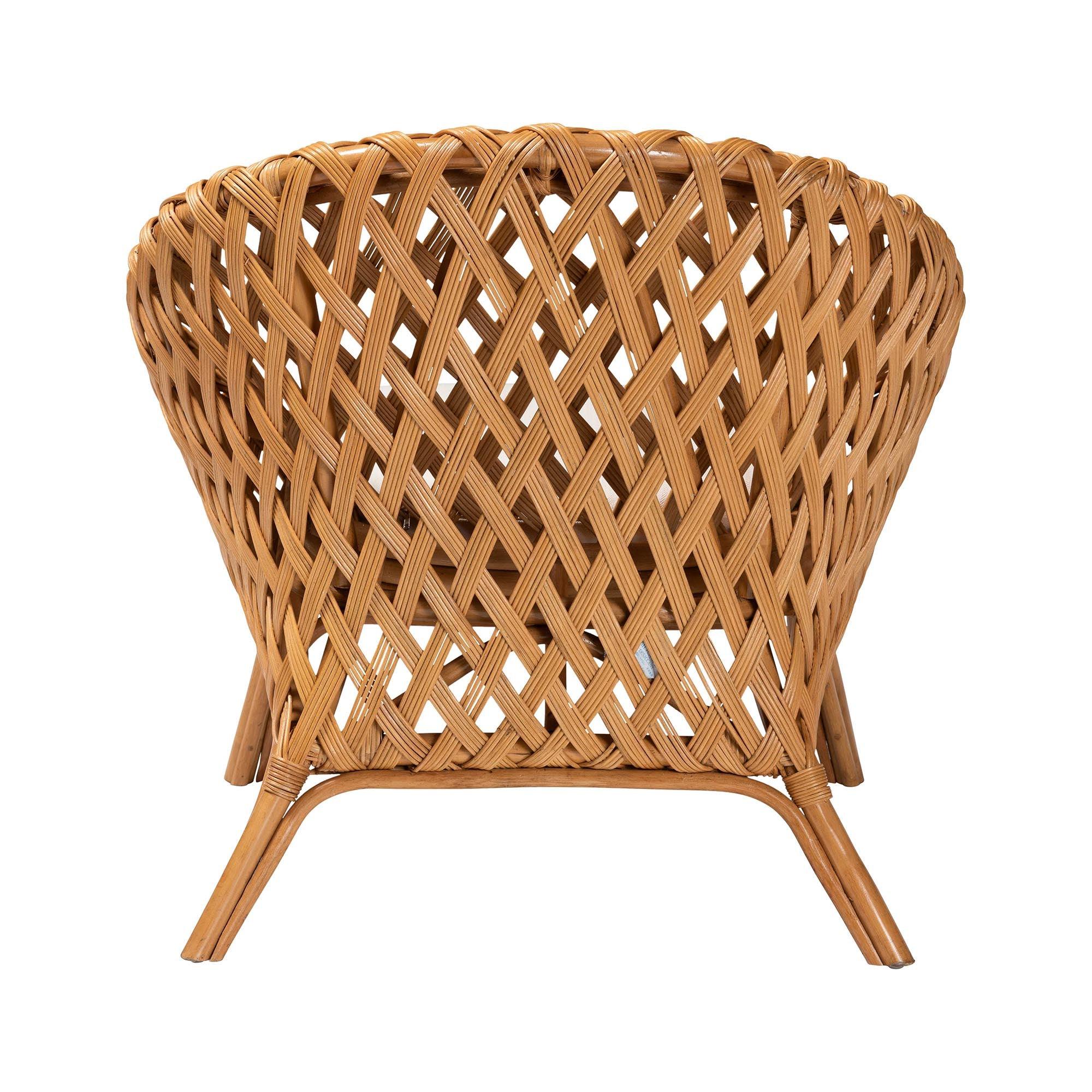 bali & pari Robista Bohemian Rattan Accent Chair