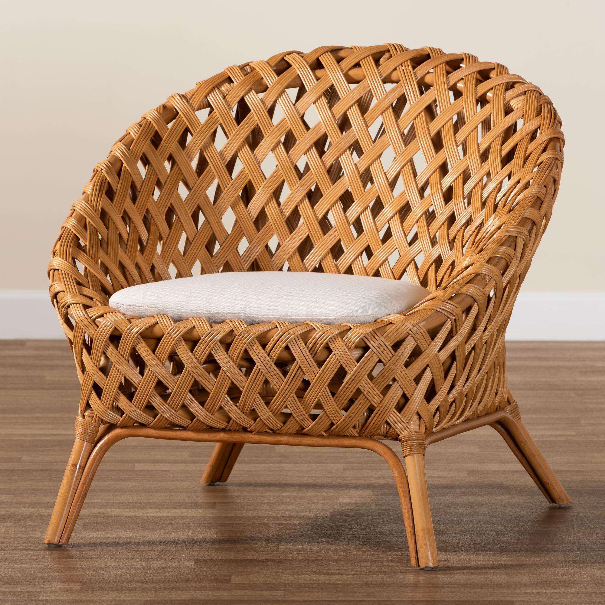 bali & pari Robista Bohemian Rattan Accent Chair