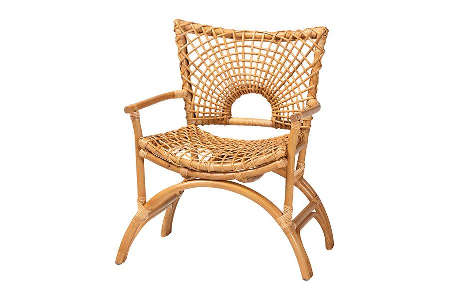 bali & pari Mamba Bohemian Rattan Arm Chair