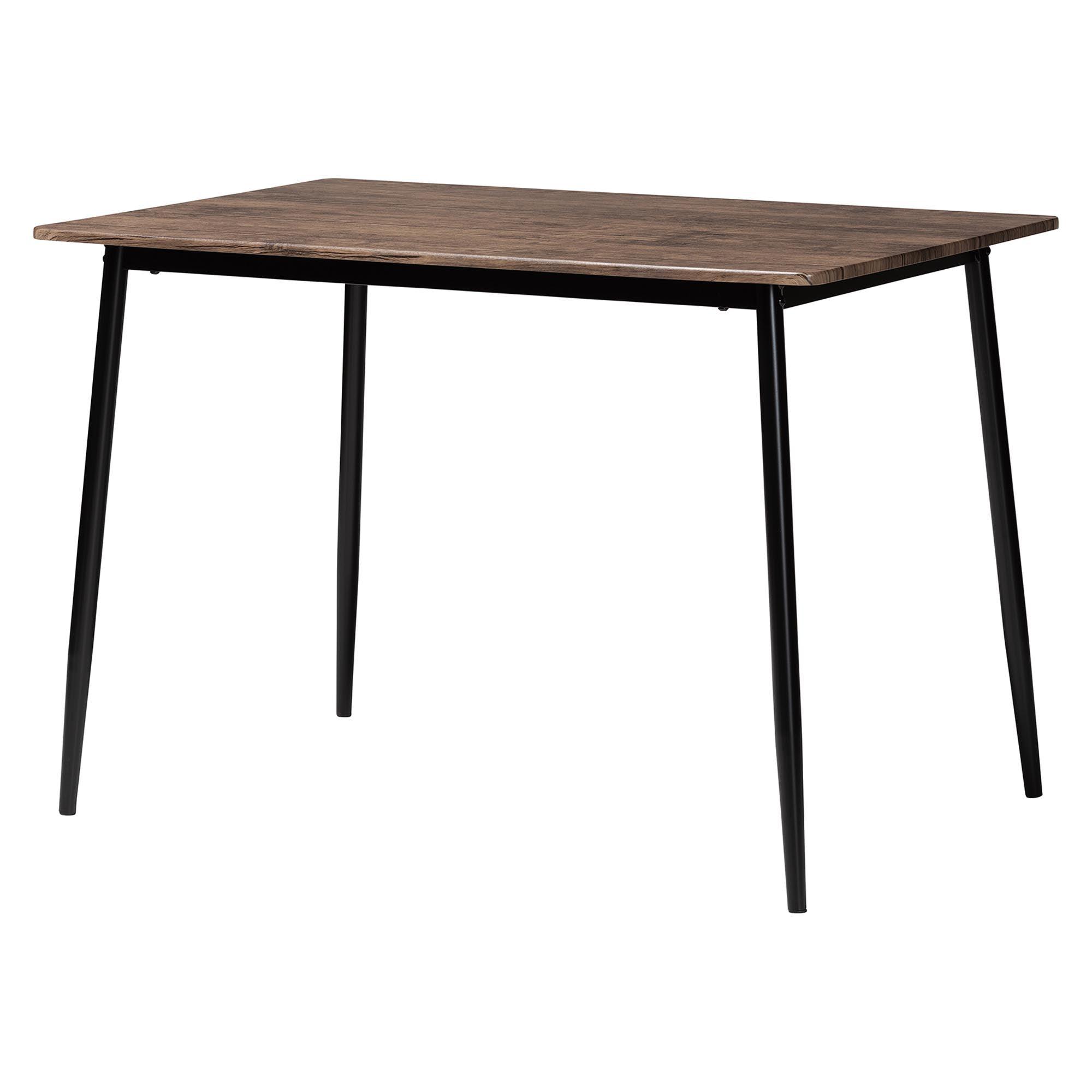 Bishop Industrial Fabric and Metal Dining Set