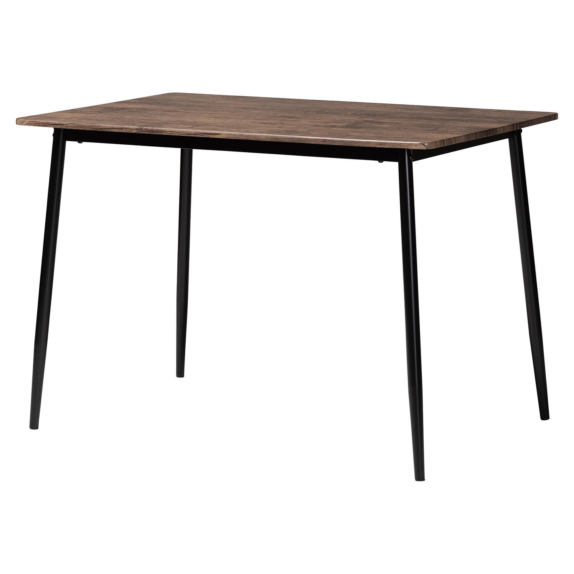 Bishop Industrial Fabric and Metal Dining Set