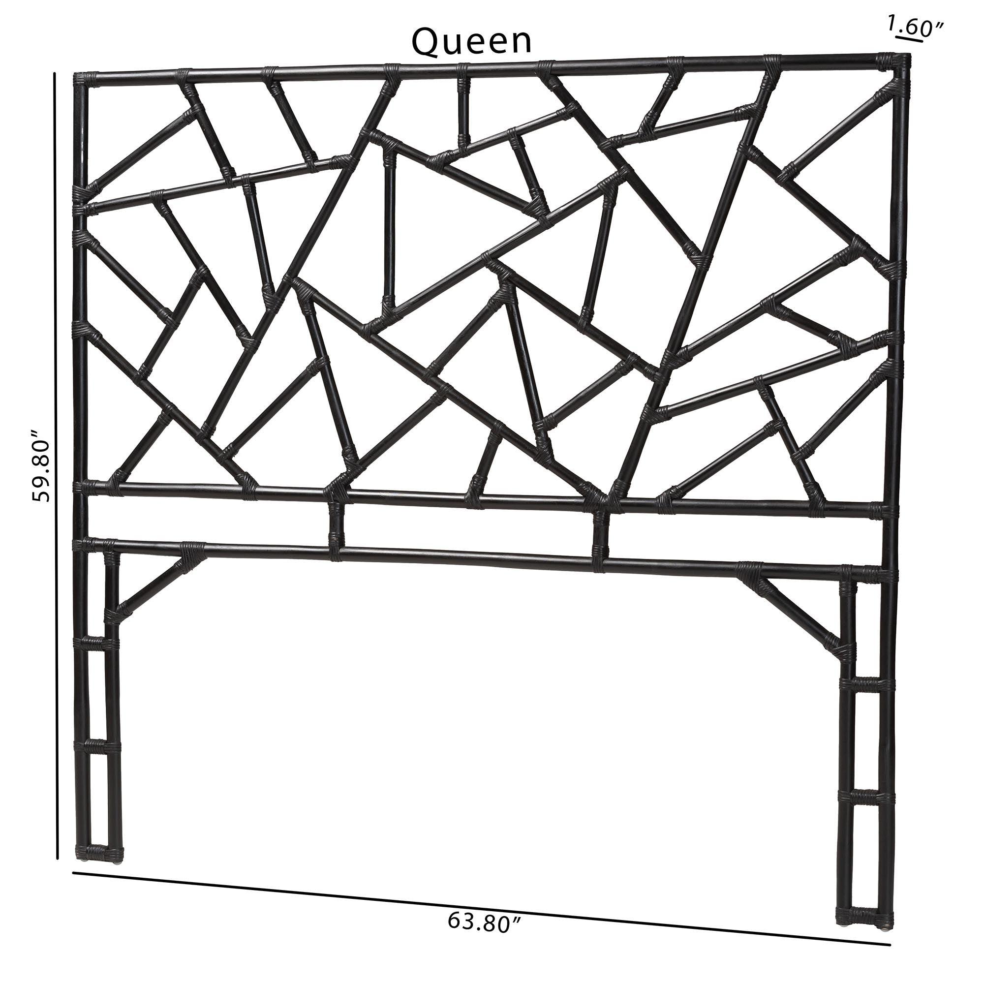 bali & pari Frydel Rattan Standalone Headboard