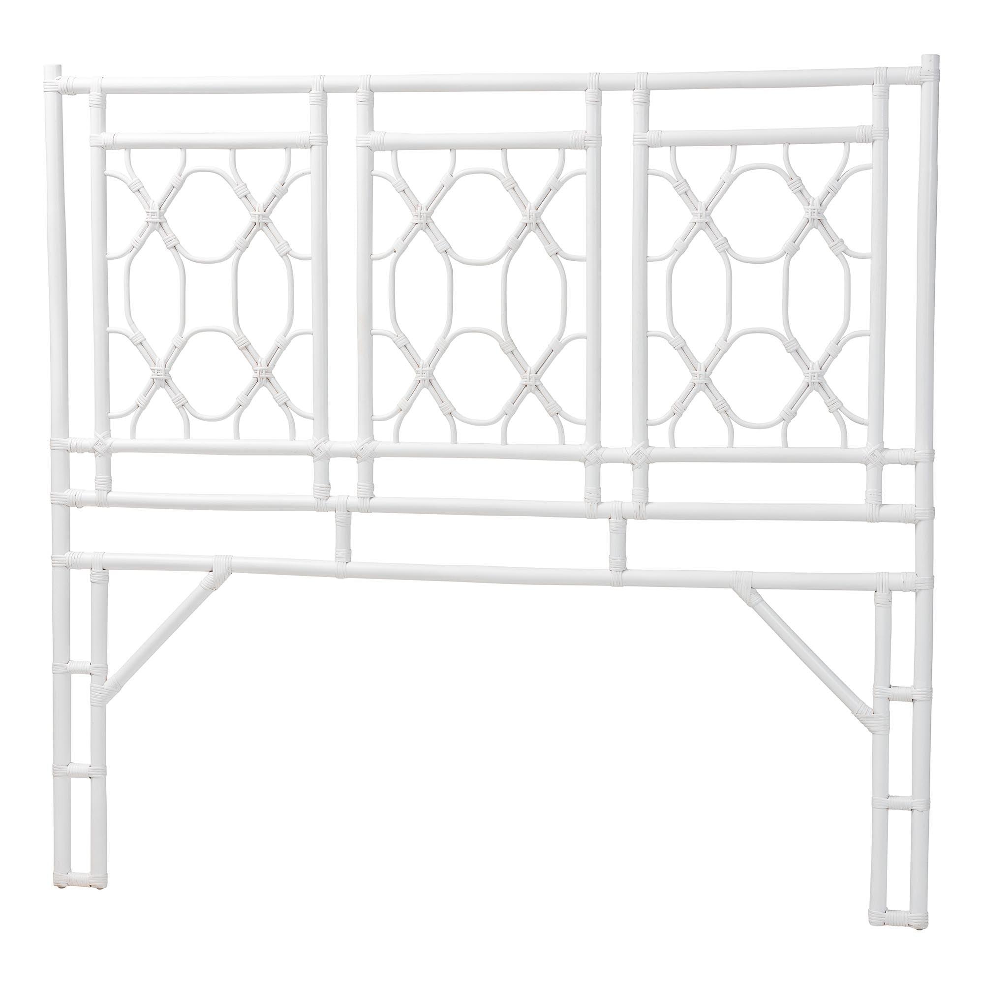 bali & pari Sampson Bohemian Rattan Standalone Headboard